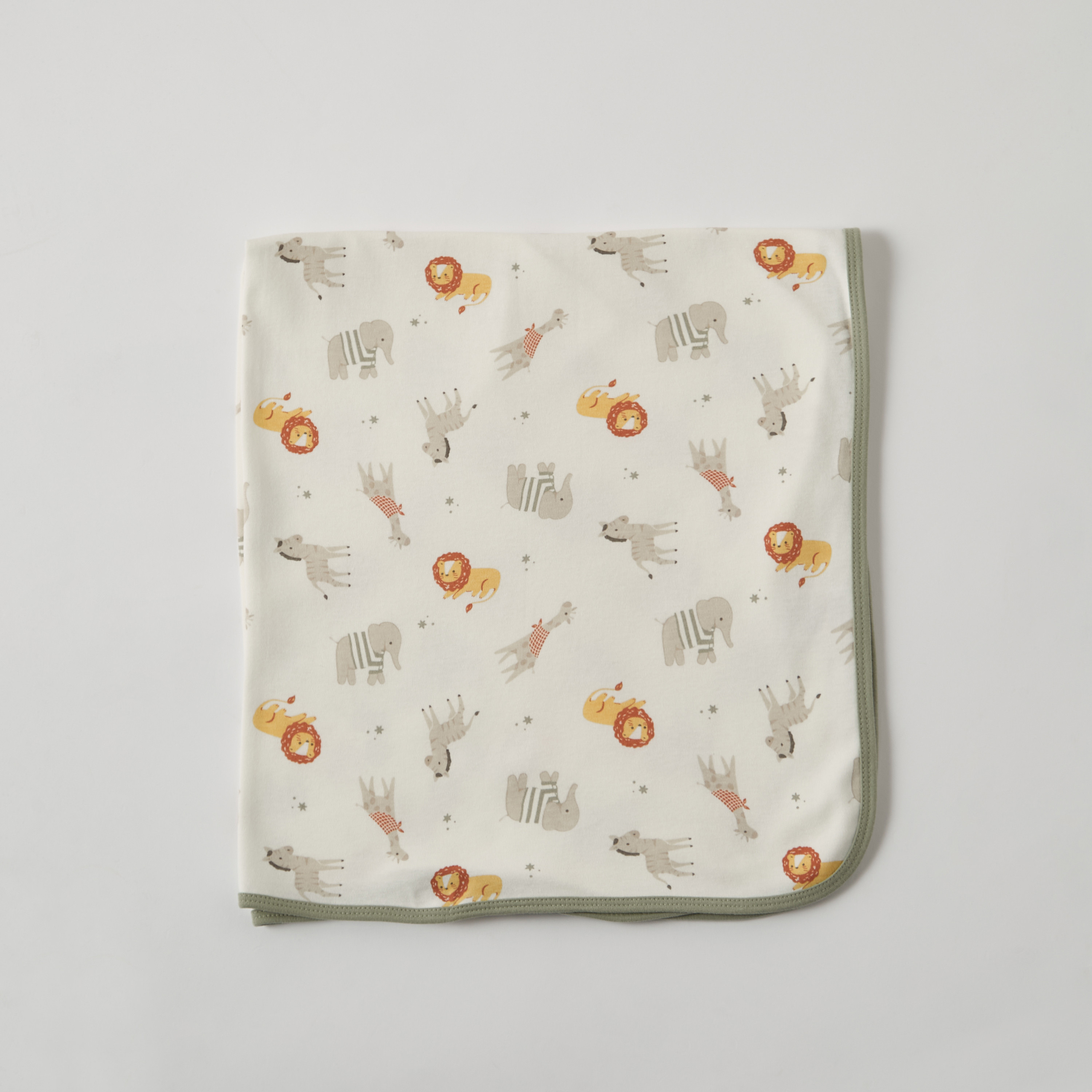 بطانية لحديثي الولادة بطبعات سفاري من جونيورز-baby-nursery-blanketsandswaddles-receivingblankets-image-3