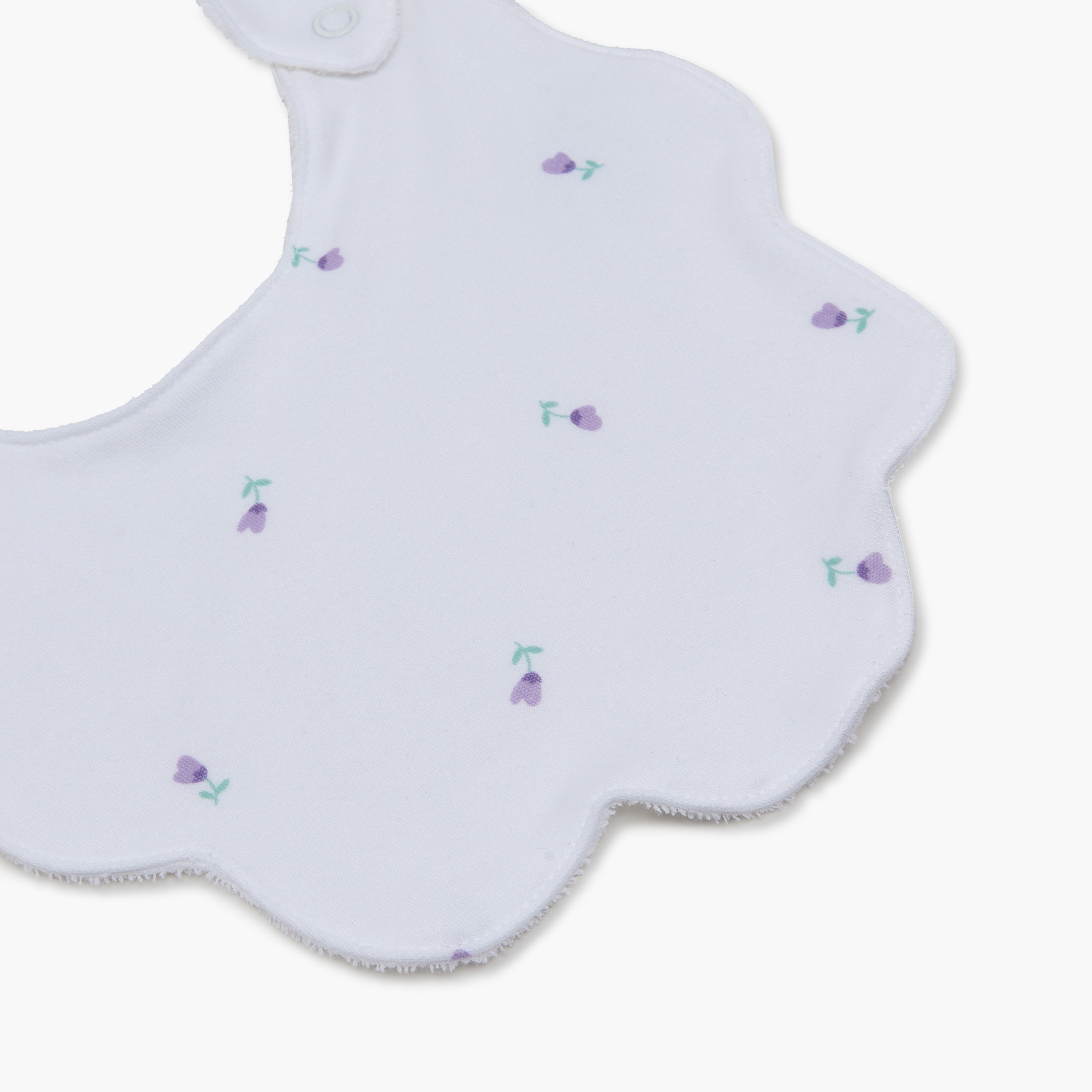 Juniors Baby Bib with Snap Button Closure-baby-feeding-bibs-image-3