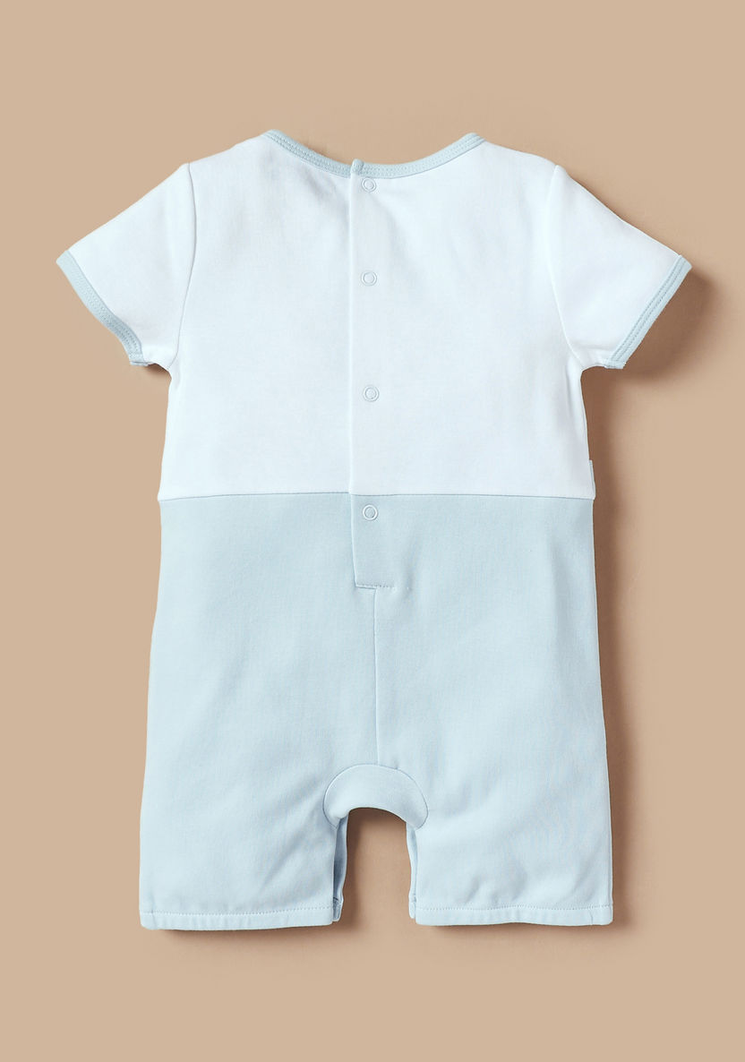 Juniors Embroidered Romper with Button Closure-Rompers%2C Dungarees and Jumpsuits-image-3