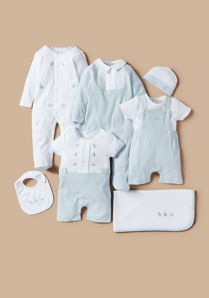 Juniors Solid T-shirt and Dungaree Set-Rompers%2C Dungarees and Jumpsuits-image-6