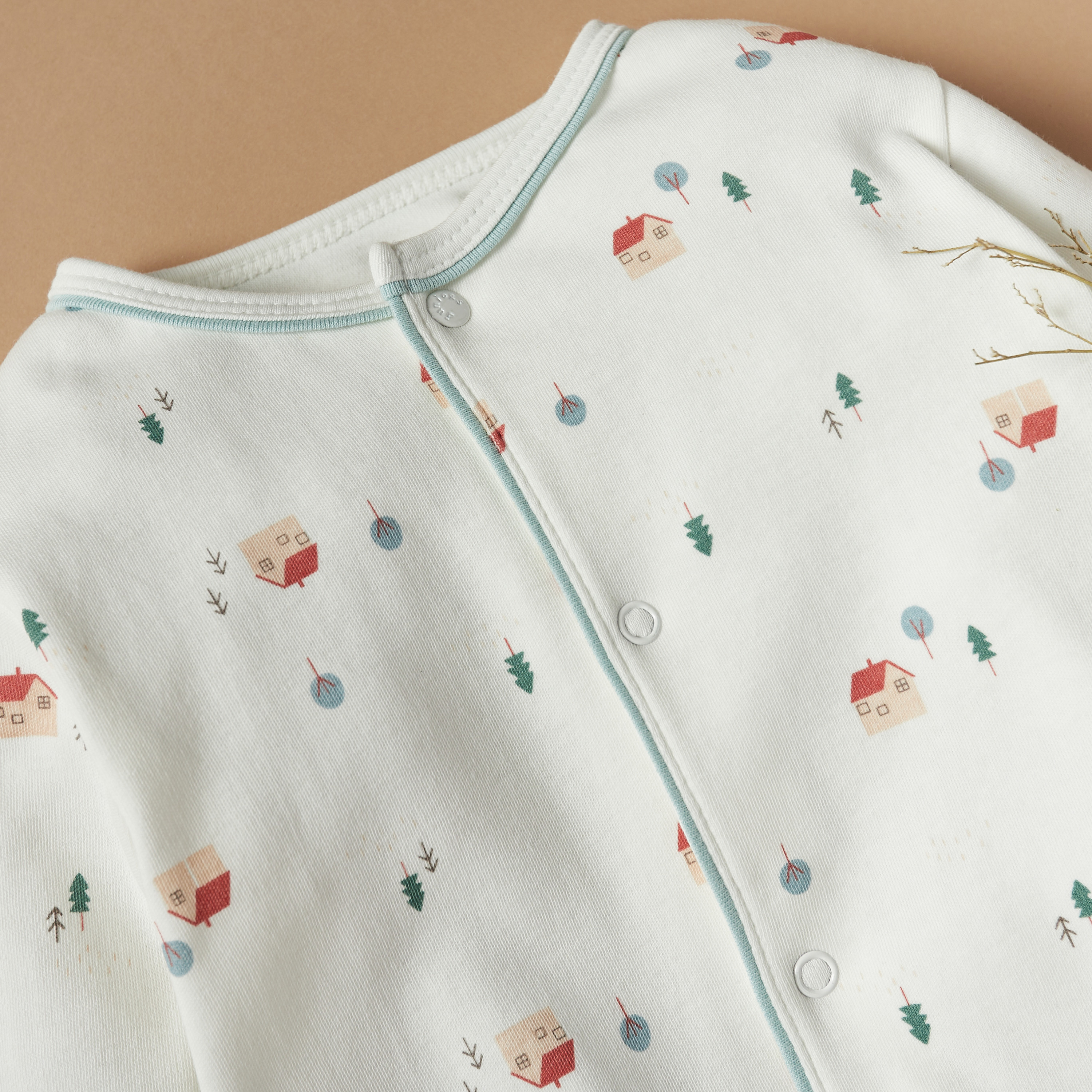 Juniors Printed Sleepsuit with Long Sleeves-baby-boys-clothing-nightwear-sleepsuits-image-2