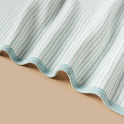 Juniors Hooded Receiving Blanket with Applique Detail - 70x70 cm-Receiving Blankets-image-2