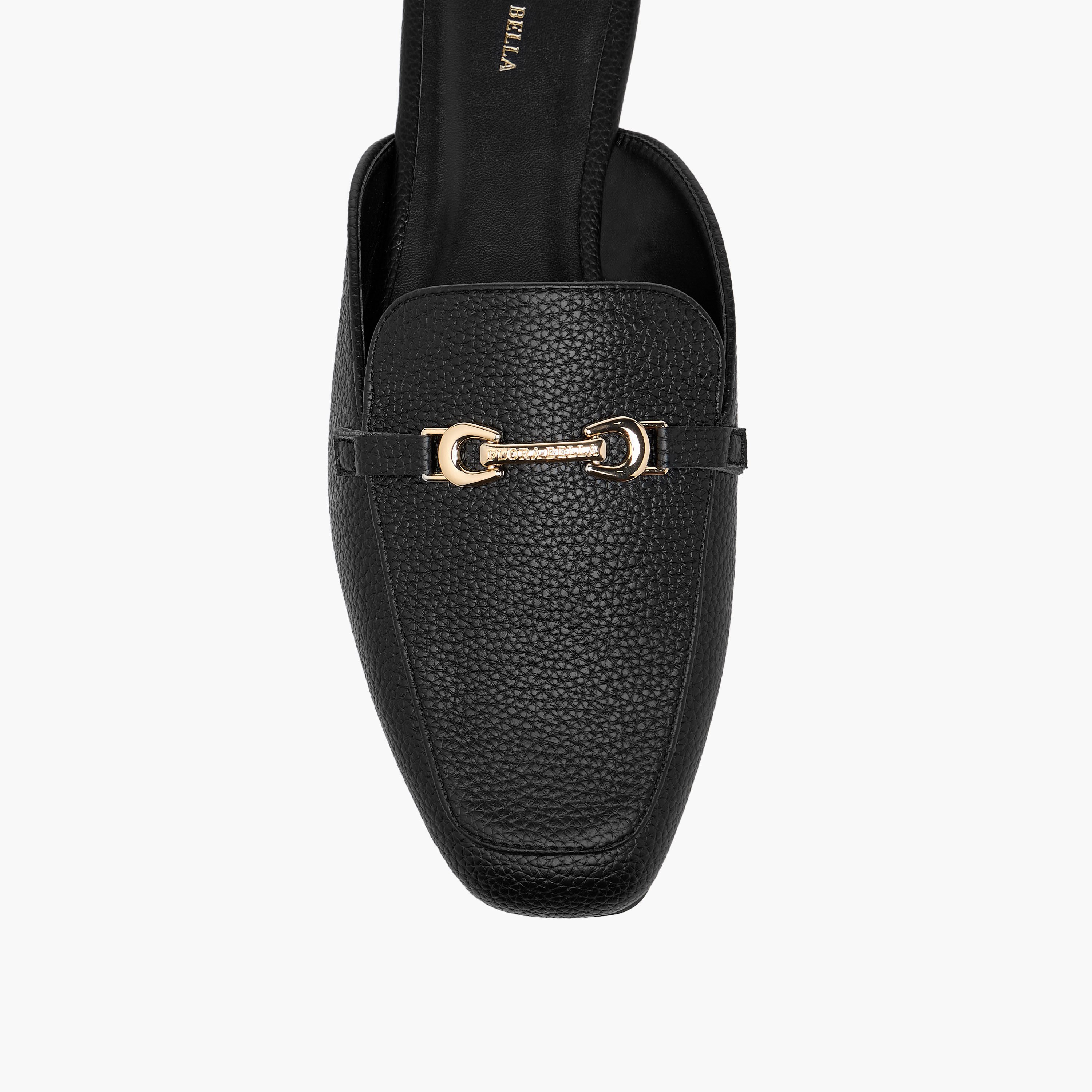 Flora Bella Textured Slip-On Mules with Metal Accent-women-shoes-flats-mules-image-4