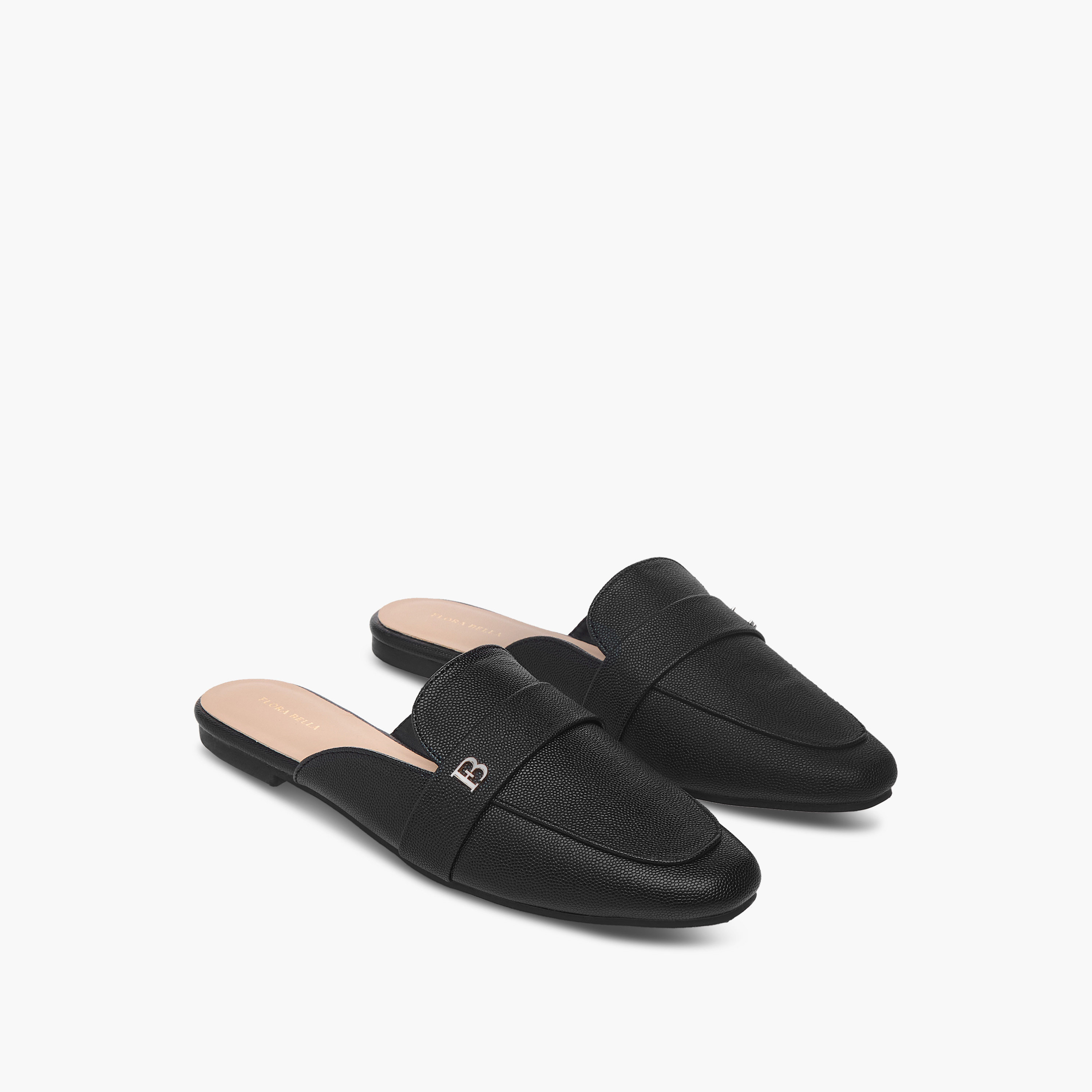 Flora Bella Textured Slip-On Mules-women-shoes-flats-mules-image-1