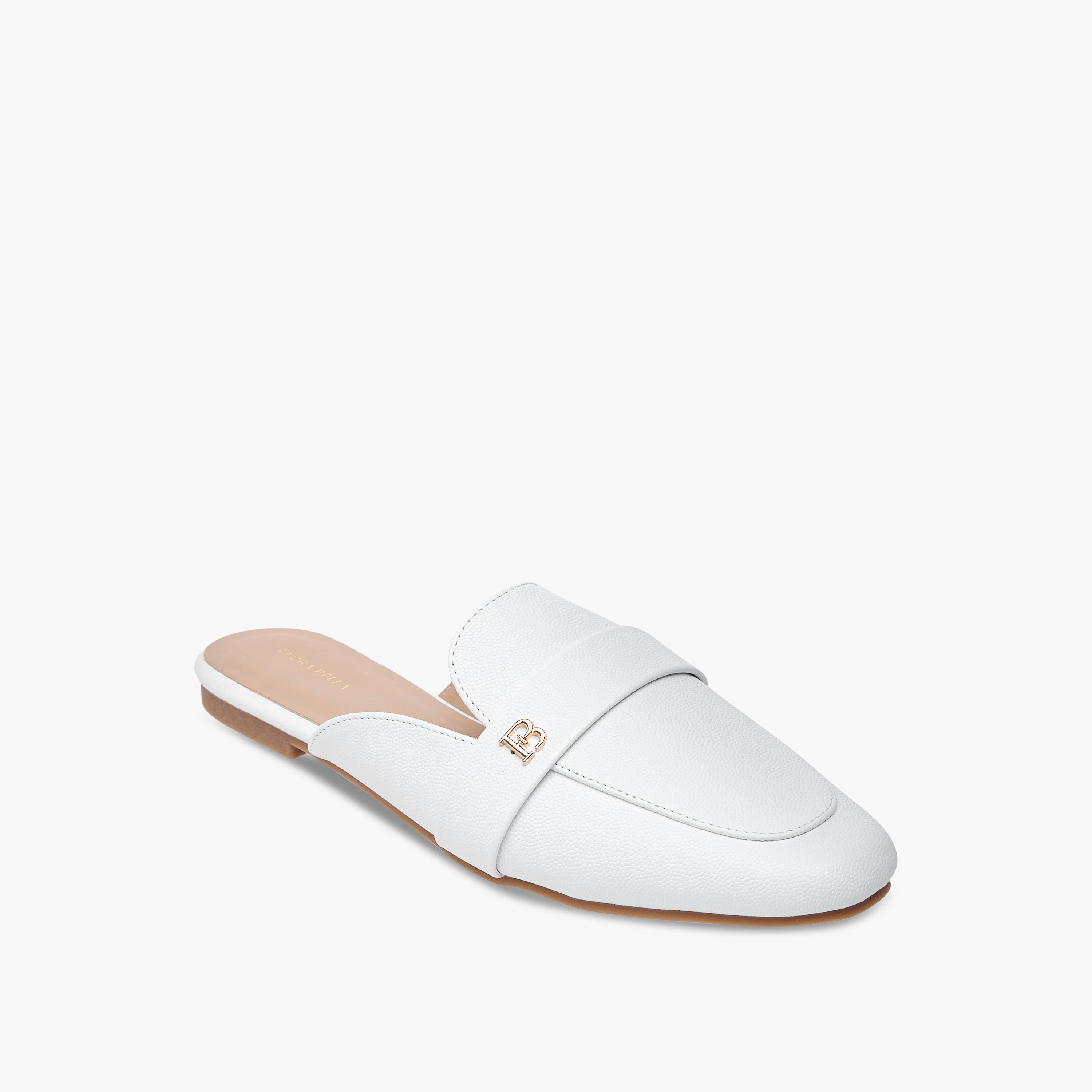 حذاء ميول سهل الارتداء بارز الملمس من فلورا بيلا-women-shoes-flats-mules-image-2