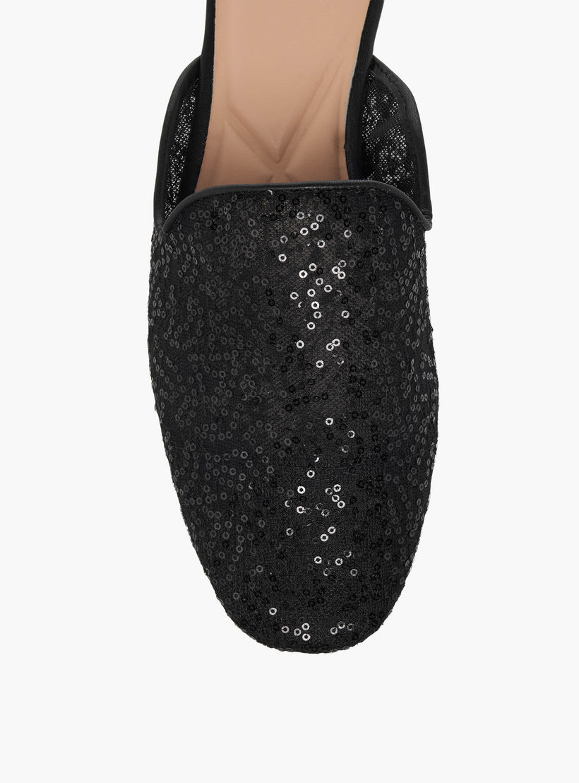 Celeste Women Sequinned Embellished Mules-women-shoes-flats-mules-image-4