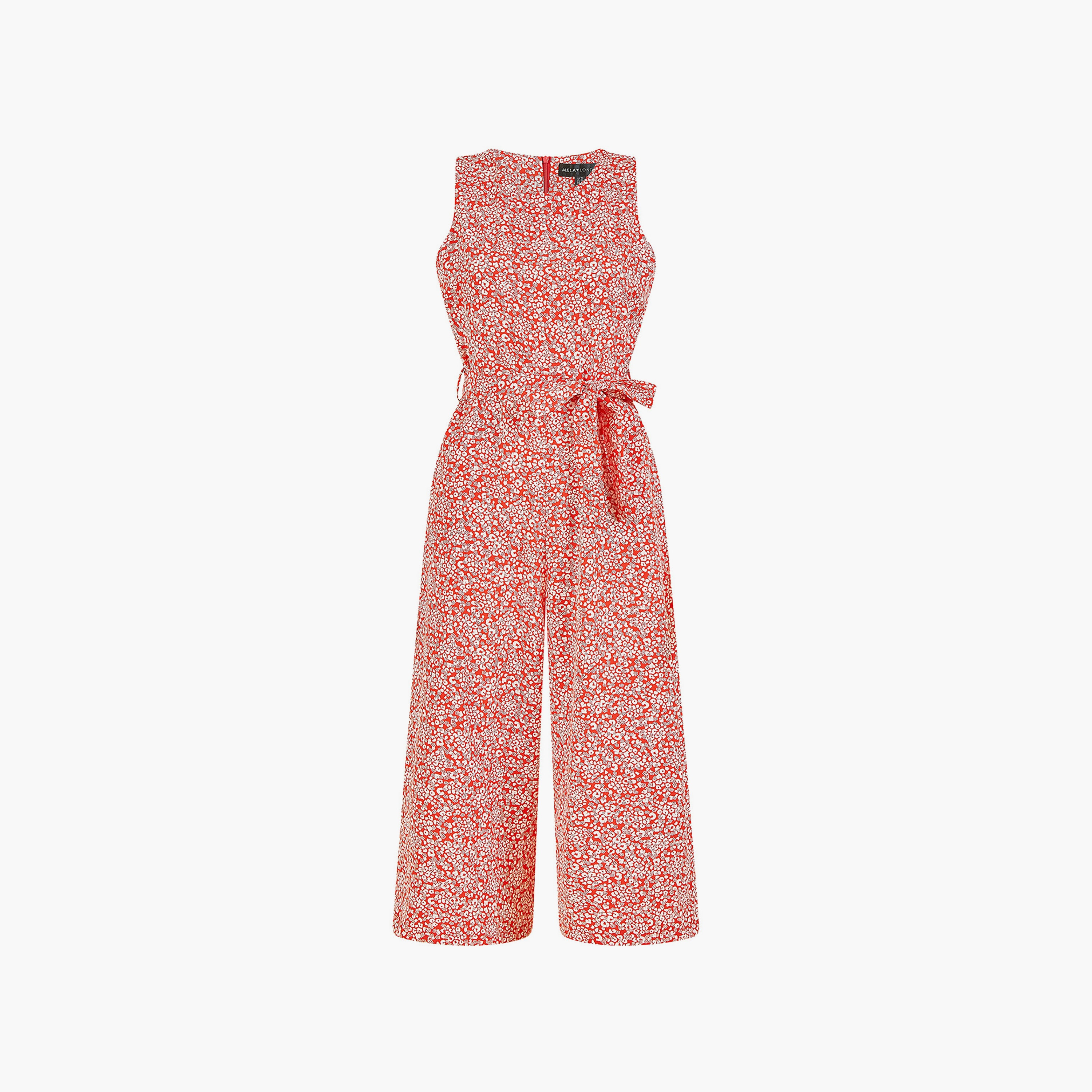 جمبسوت نسائي بطبعة زهور صغيرة حمراء اللون من ميلا لندن-women-clothing-jumpsuits-image-5