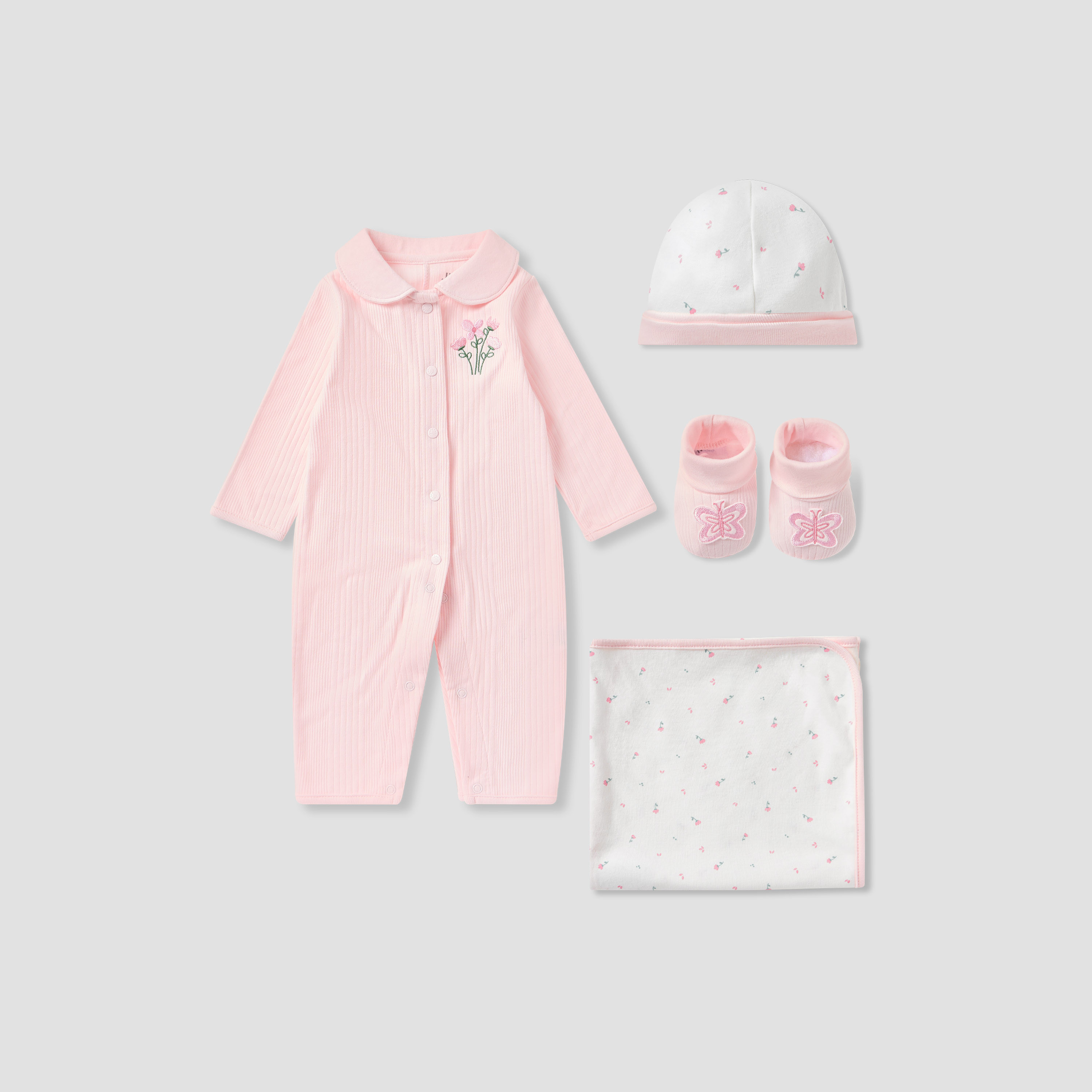 طقم هدايا بطبعات من 5 قطع من جونيورز-baby-girls-clothing-setsandcoords-image-2