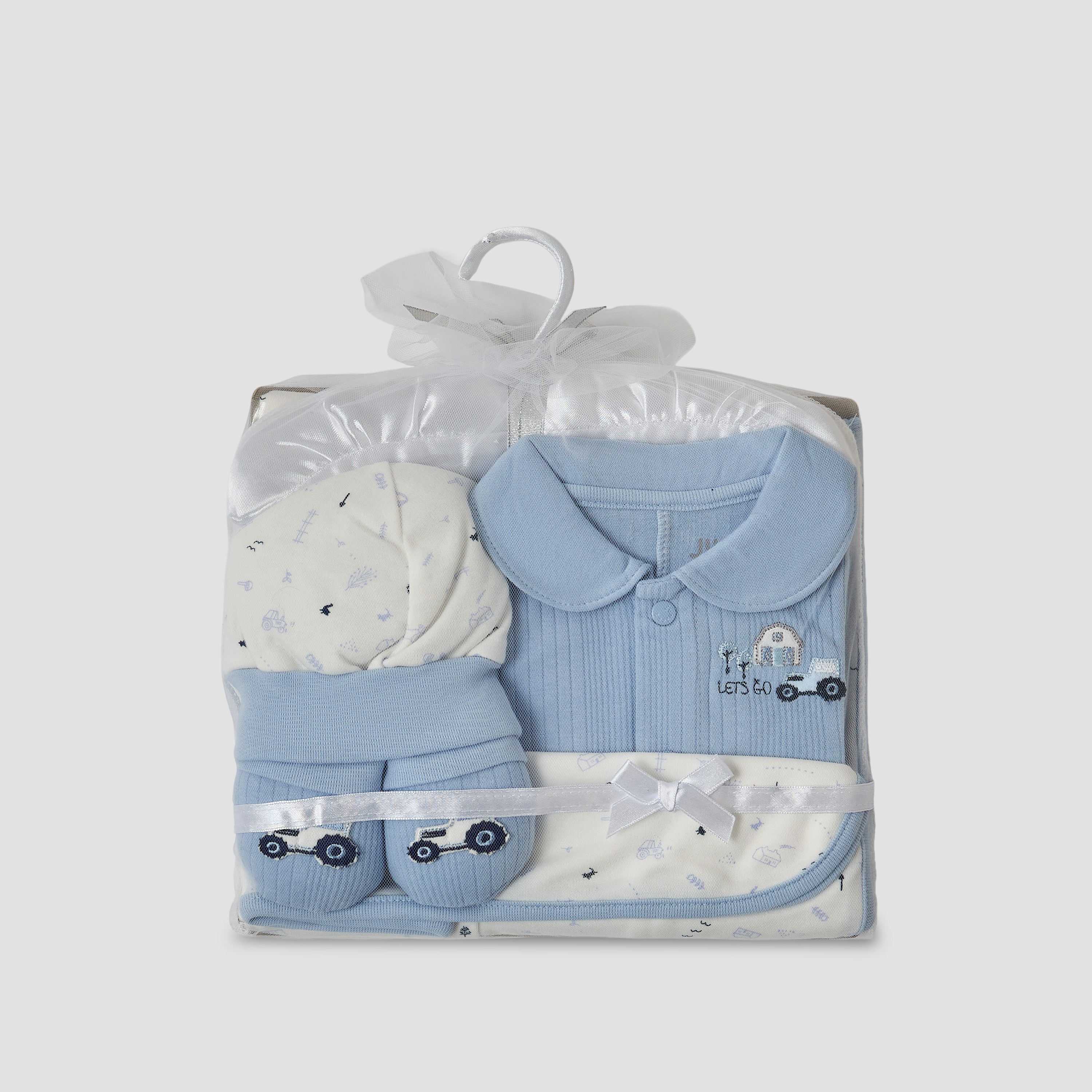 Set of 5 Juniors Clothing Gift Set with Print-baby-boys-clothing-setsandcoords-image-1