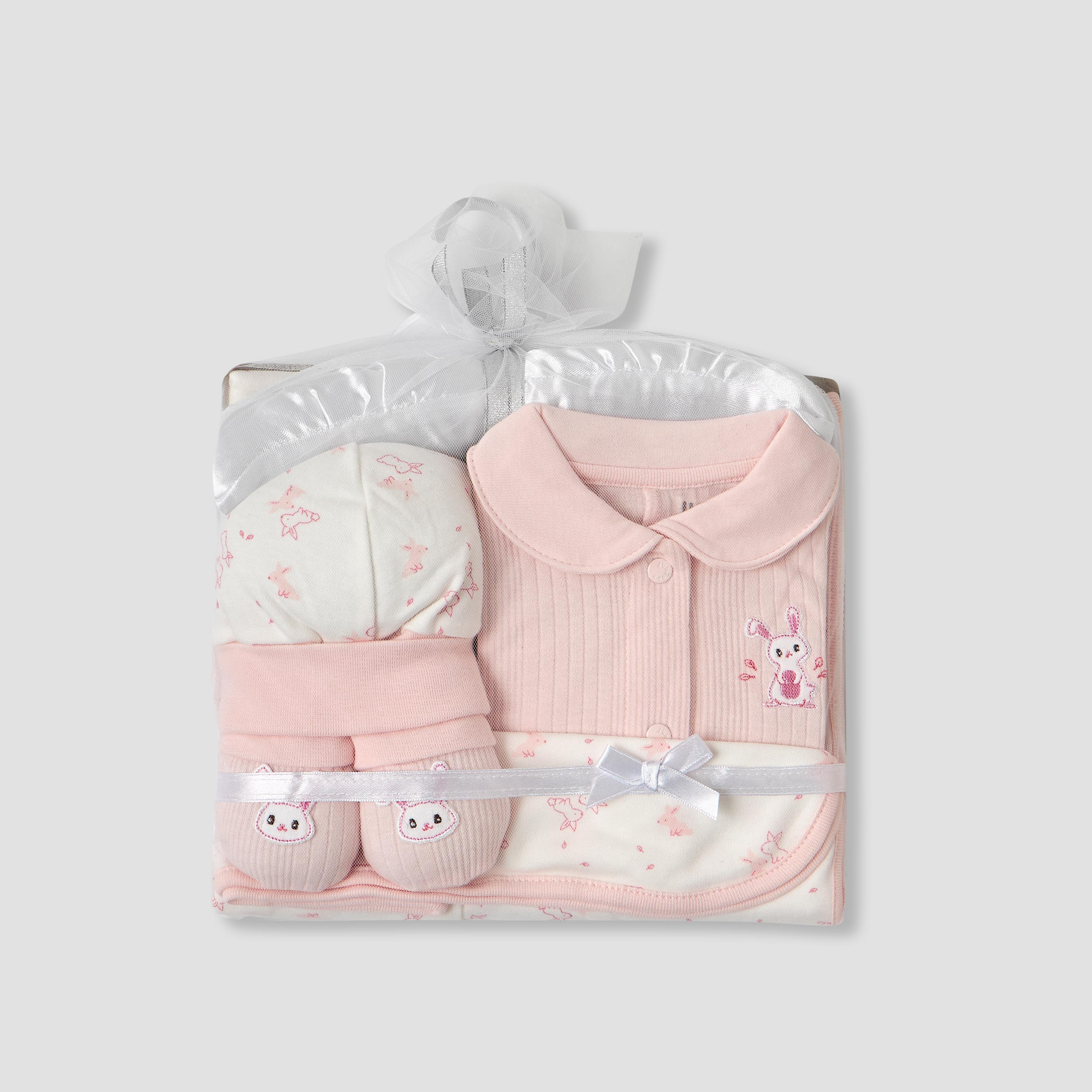 Set of 5 Juniors Clothing Gift Set with Print-baby-girls-clothing-setsandcoords-image-1