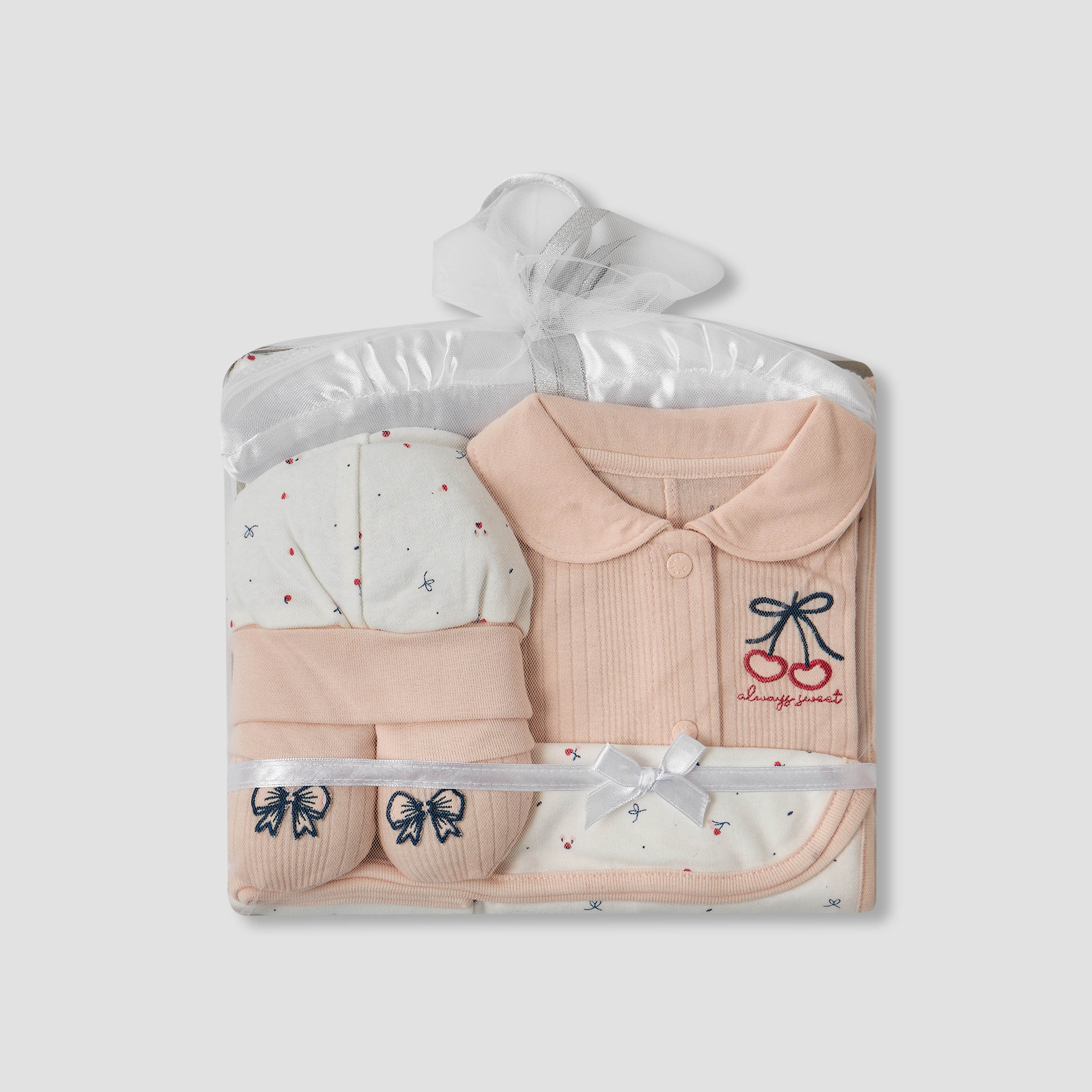 Set of 5 Juniors Clothing Gift Set with Print-baby-girls-clothing-setsandcoords-image-1