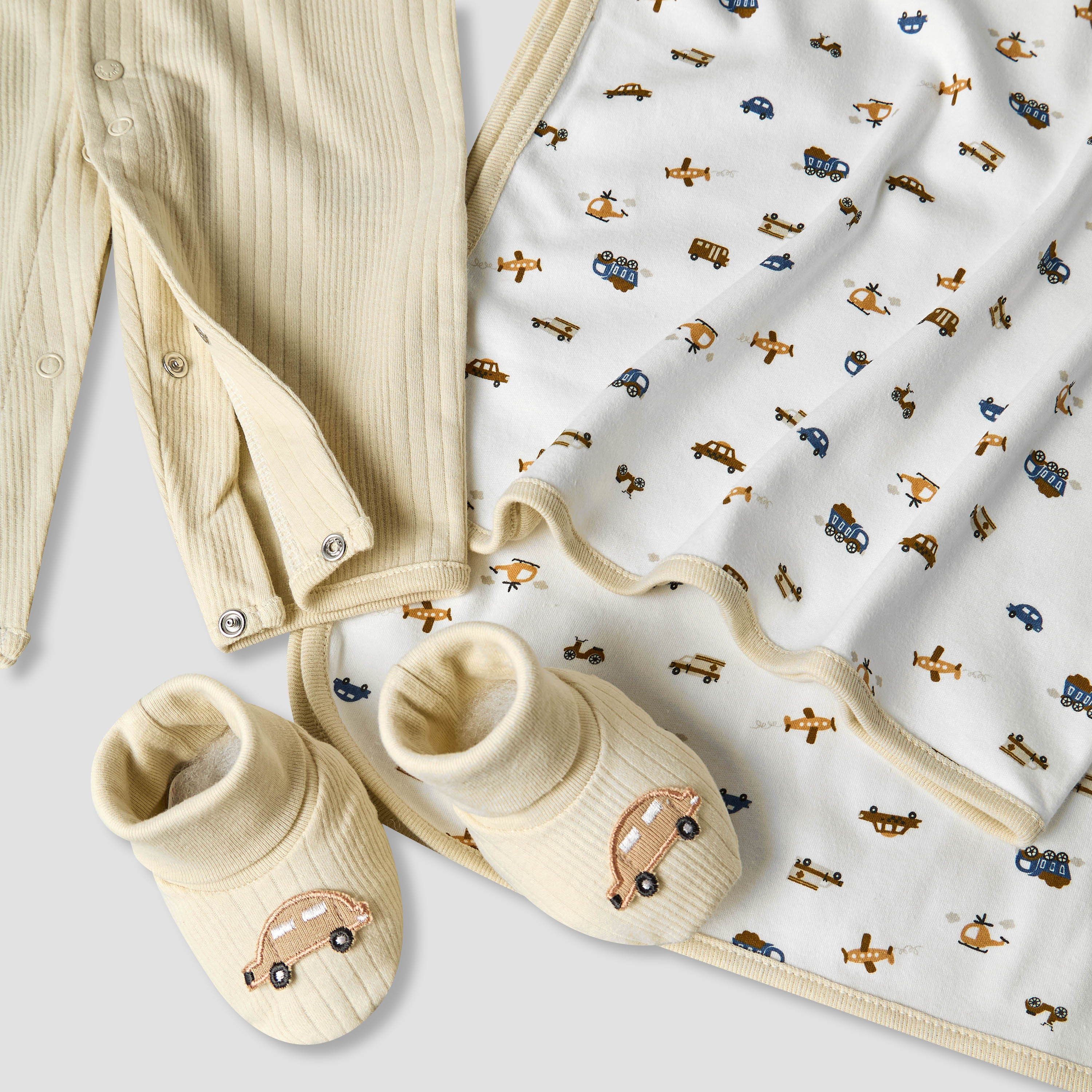 طقم من 5 - طقم هدايا ملابس بطبعات-baby-boys-clothing-setsandcoords-image-8