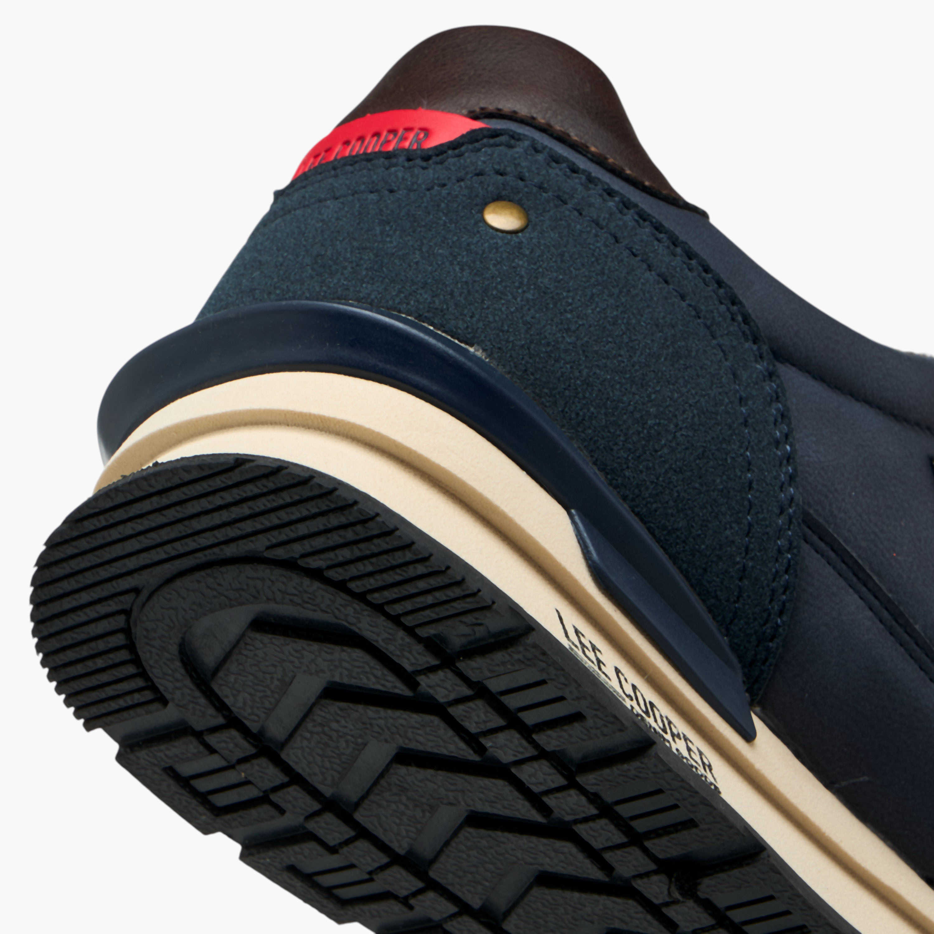 Lee Cooper Men's Panelled Lace-Up Sneakers-men-shoes-sneakers-image-5