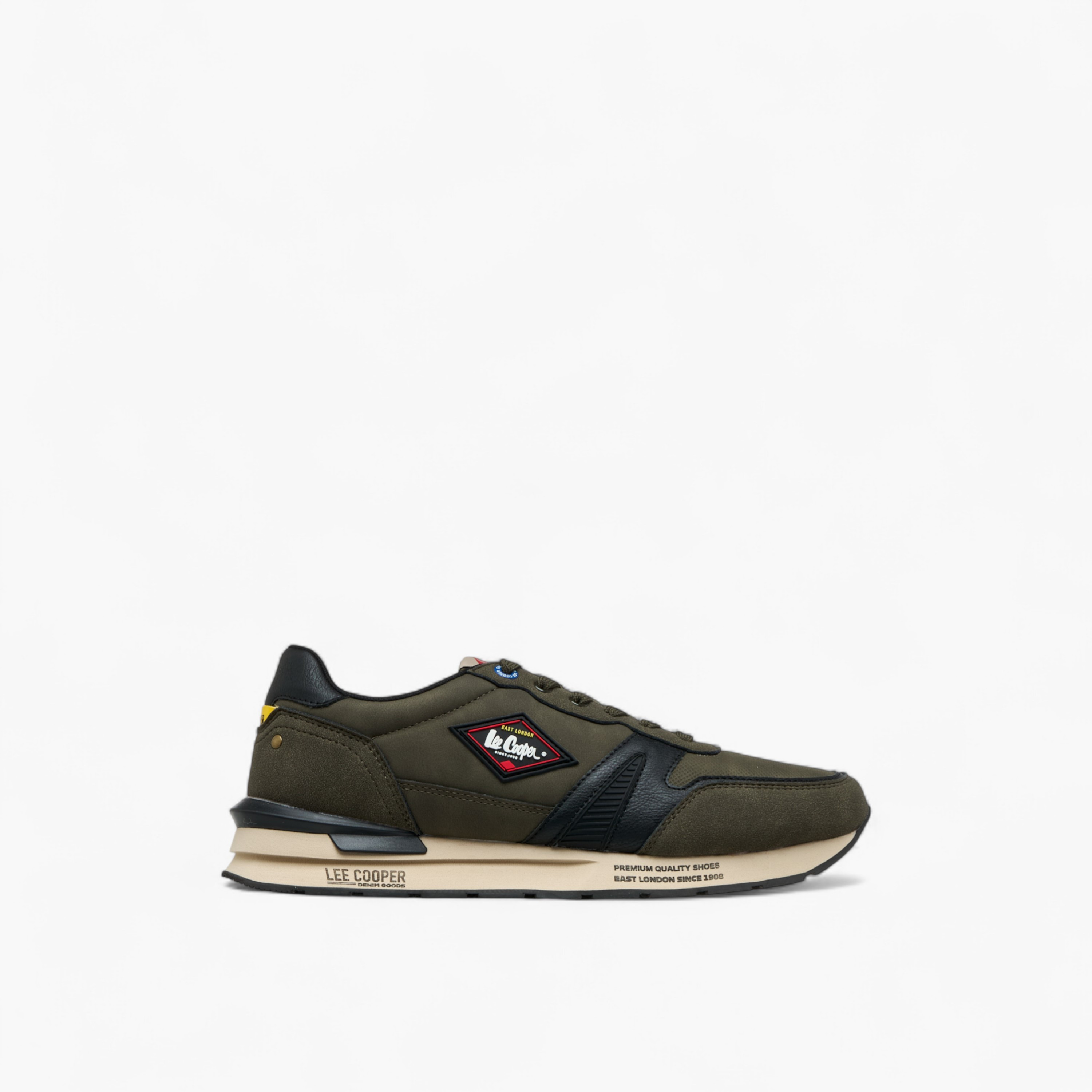 Lee Cooper Men's Panelled Lace-Up Sneakers-men-shoes-sneakers-image-8