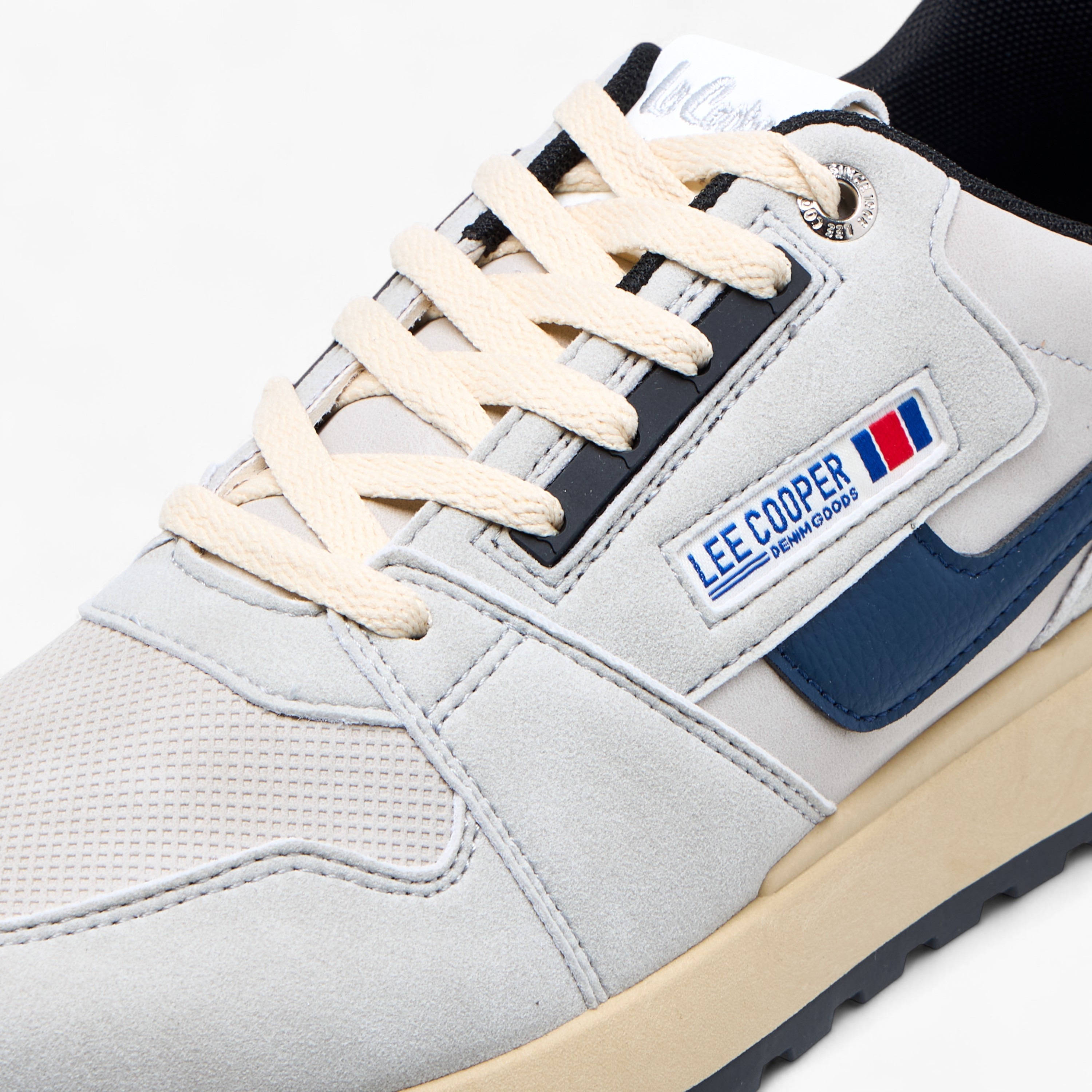 Lee Cooper Men's Panelled Lace-Up Sneakers-men-shoes-sneakers-image-4