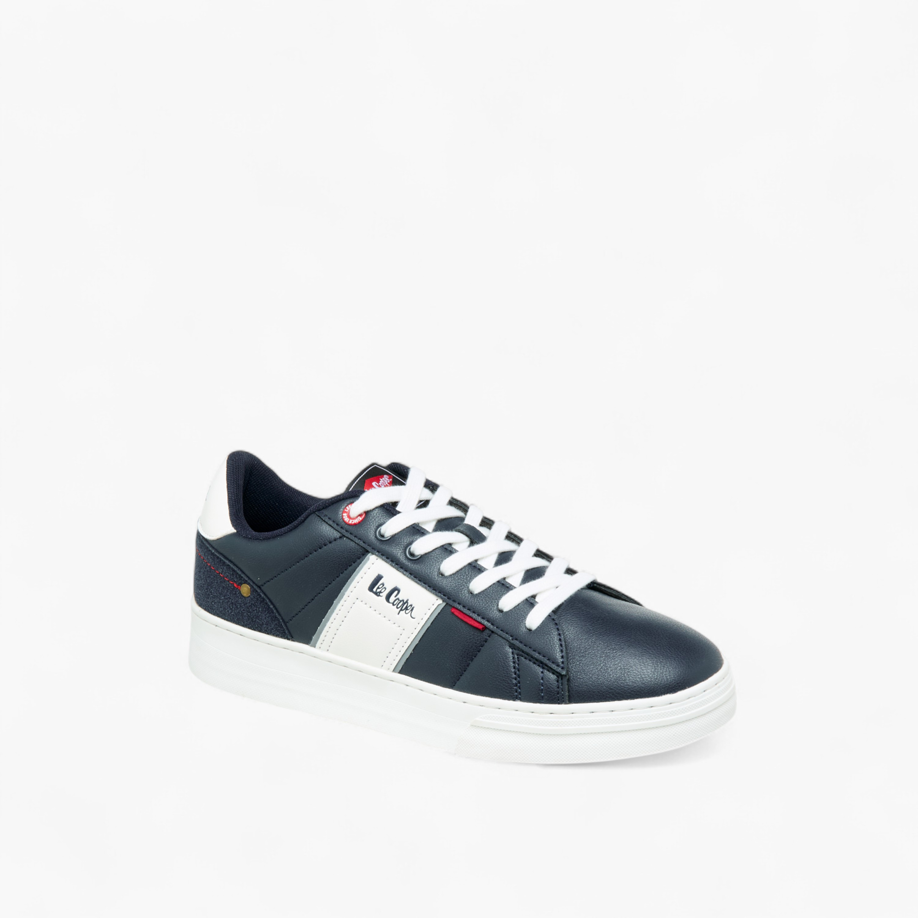 Lee Cooper Men's Panelled Lace-Up Sneakers-men-shoes-sneakers-image-2