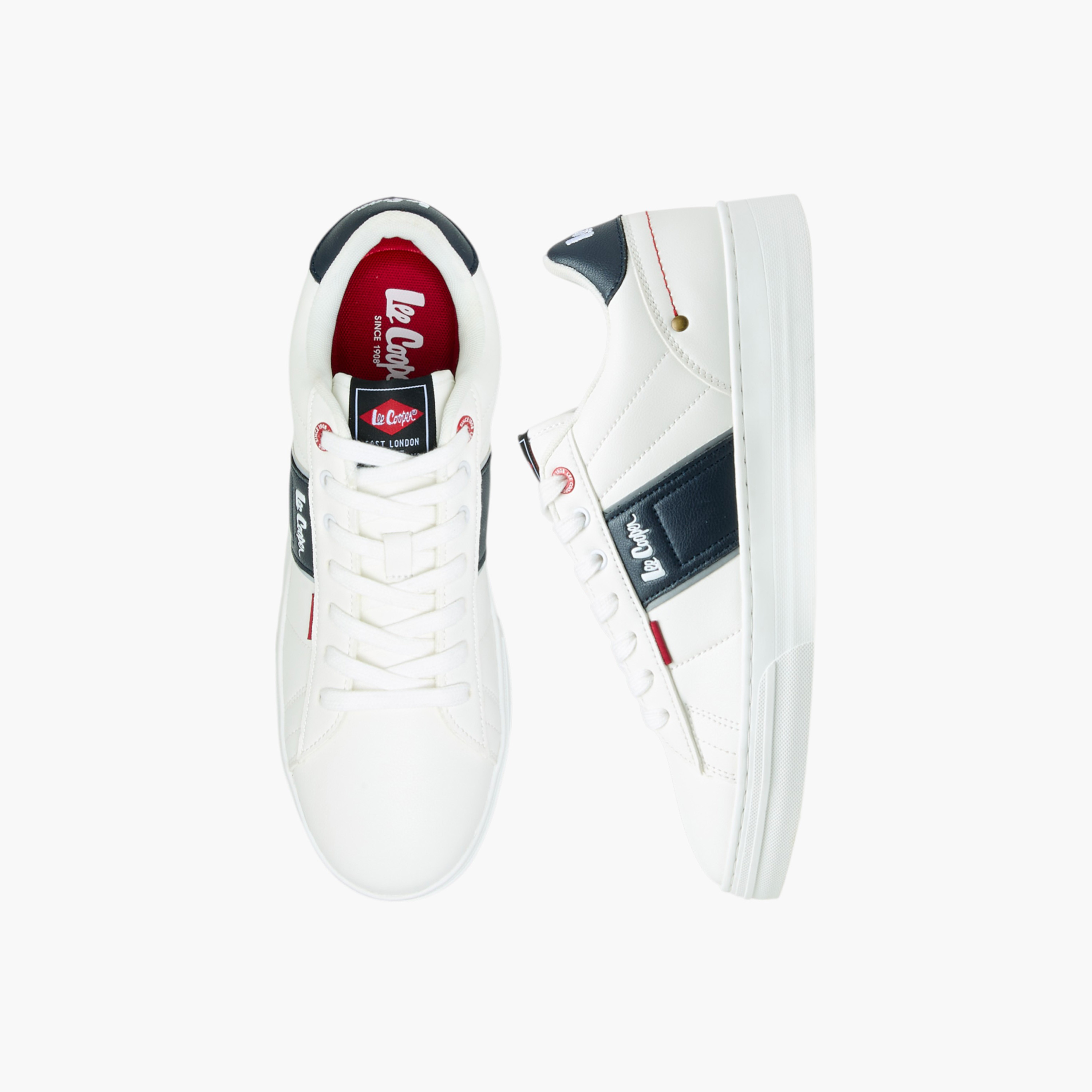 حذاء سنيكرز بألواح ورباط إغلاق للرجال من لي كوبر-men-shoes-sneakers-image-1