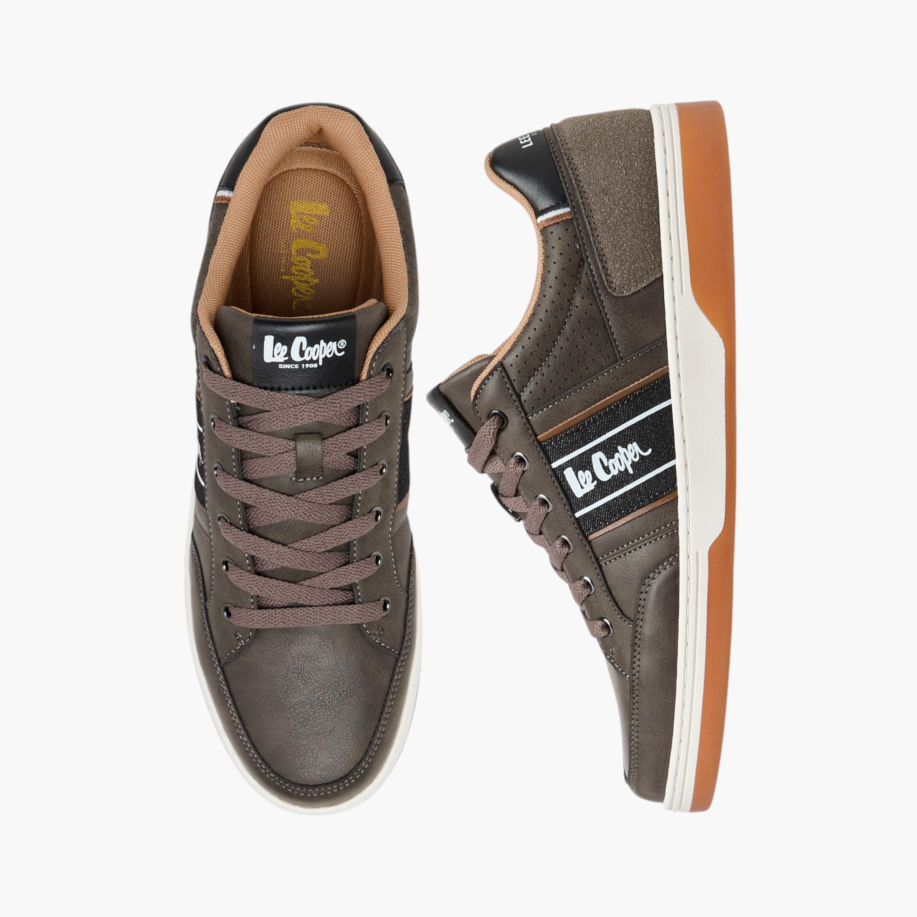 Lee Cooper Men Lace-Up Sneakers-men-shoes-sneakers-image-1