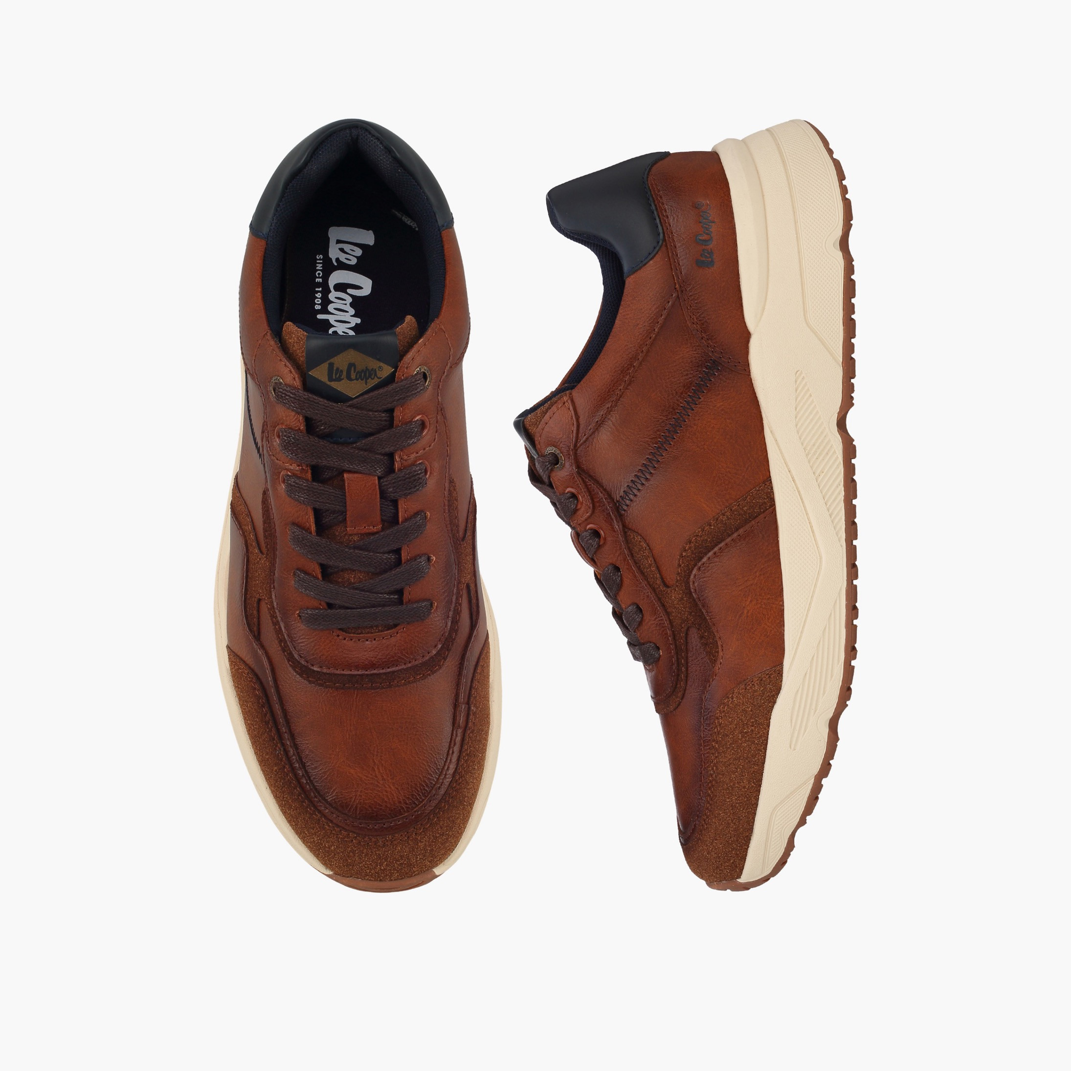 حذاء سنيكرز برباط إغلاق وألواح للرجال من لي كوبر-men-shoes-sneakers-image-1