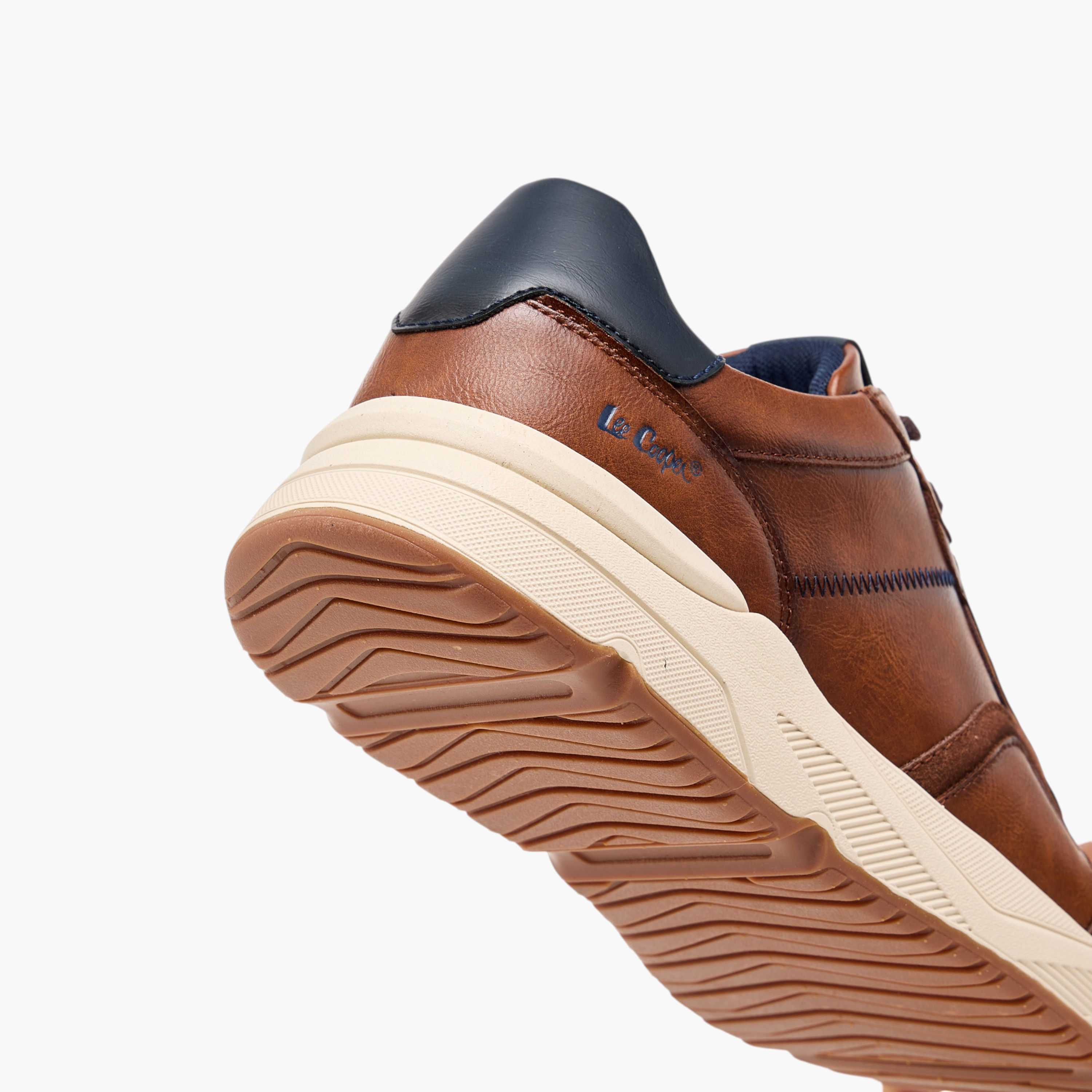 Lee Cooper Men's Panelled Lace-Up Sneakers-men-shoes-sneakers-image-5