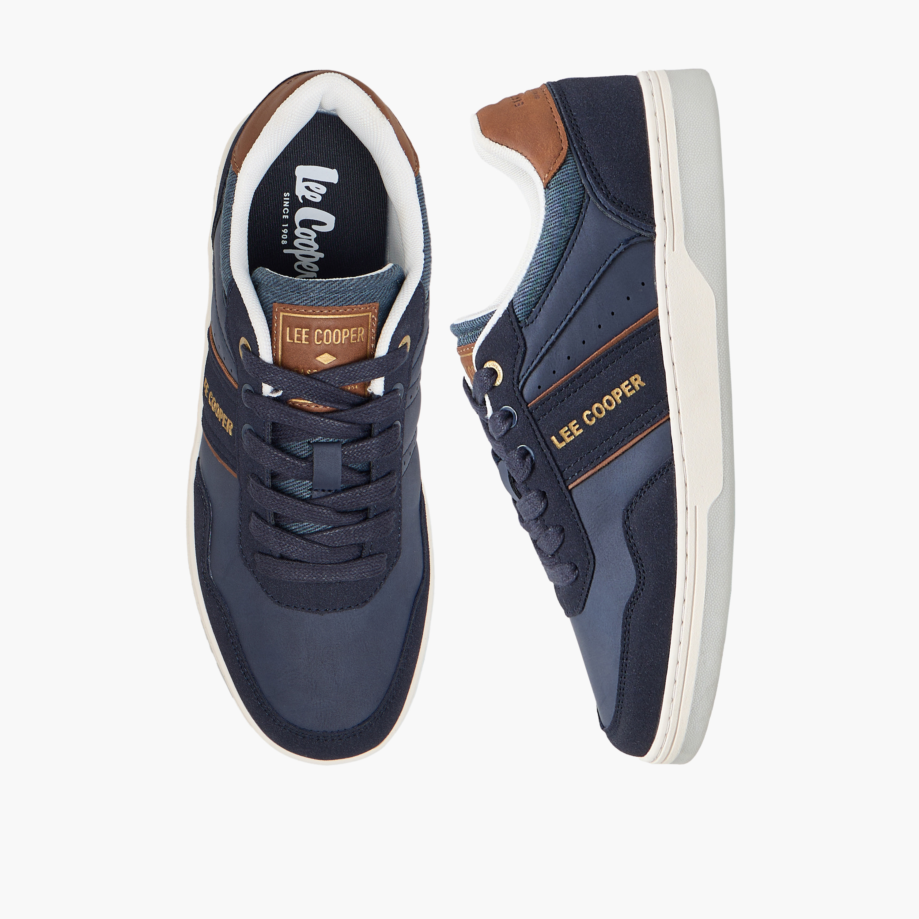 Lee Cooper Men Lace-Up Ankle Sneakers-men-shoes-sneakers-image-1