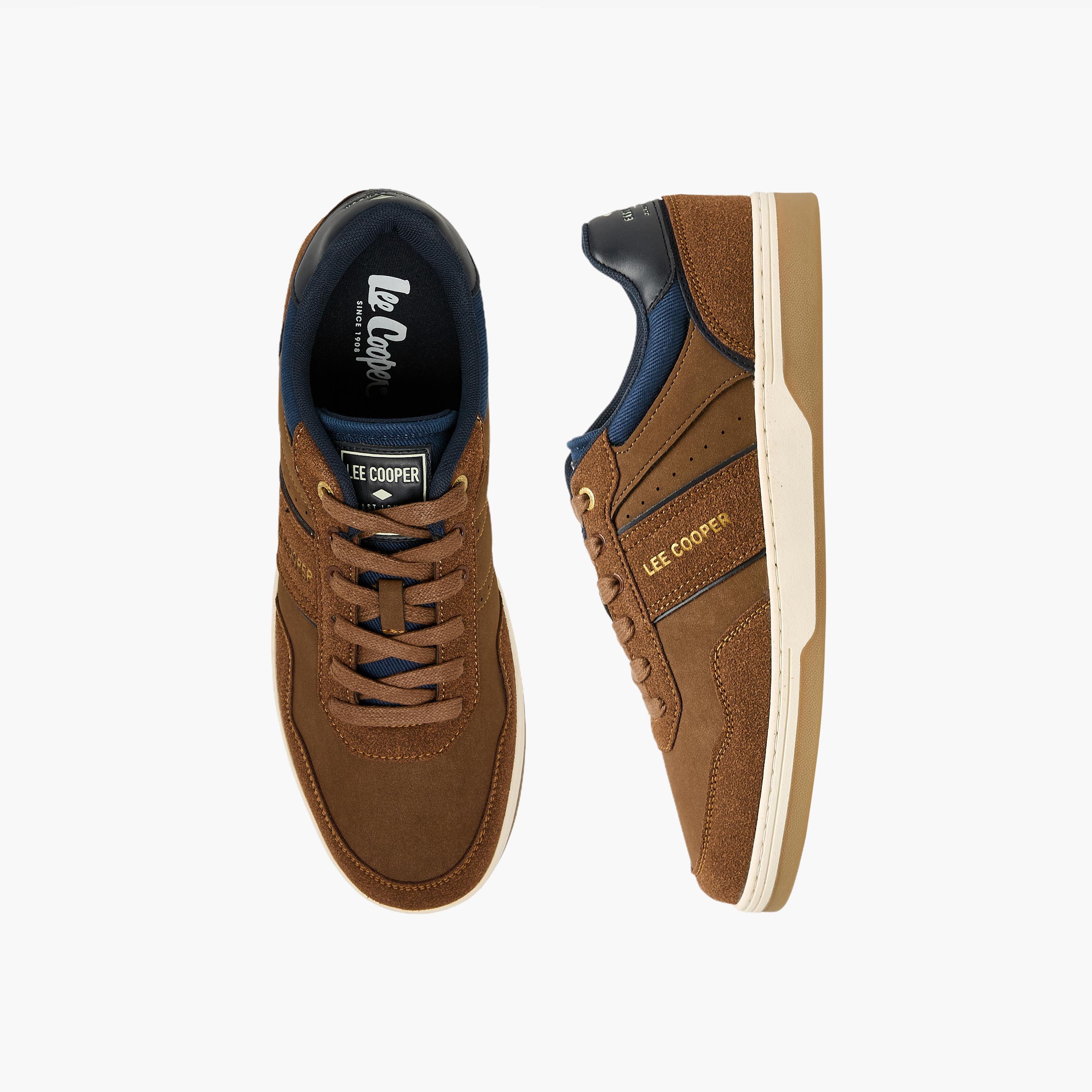 Lee Cooper Men Ortholite Lace-Up Ankle Sneakers-men-shoes-sneakers-image-1