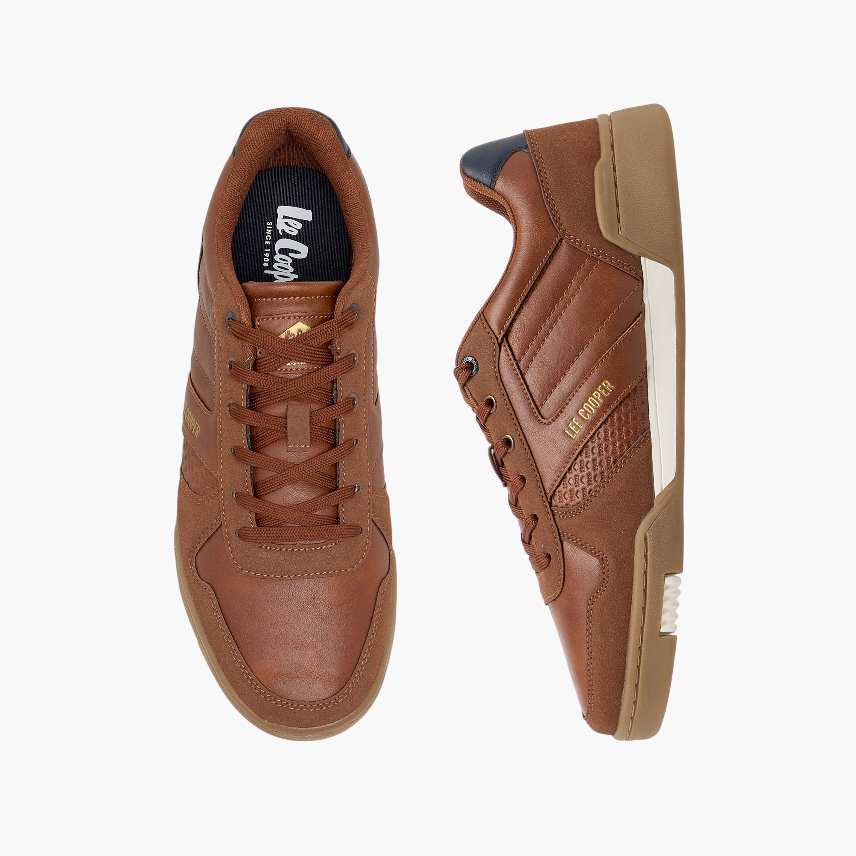 Lee Cooper Men Lace-Up Ankle Sneakers-men-shoes-sneakers-image-1