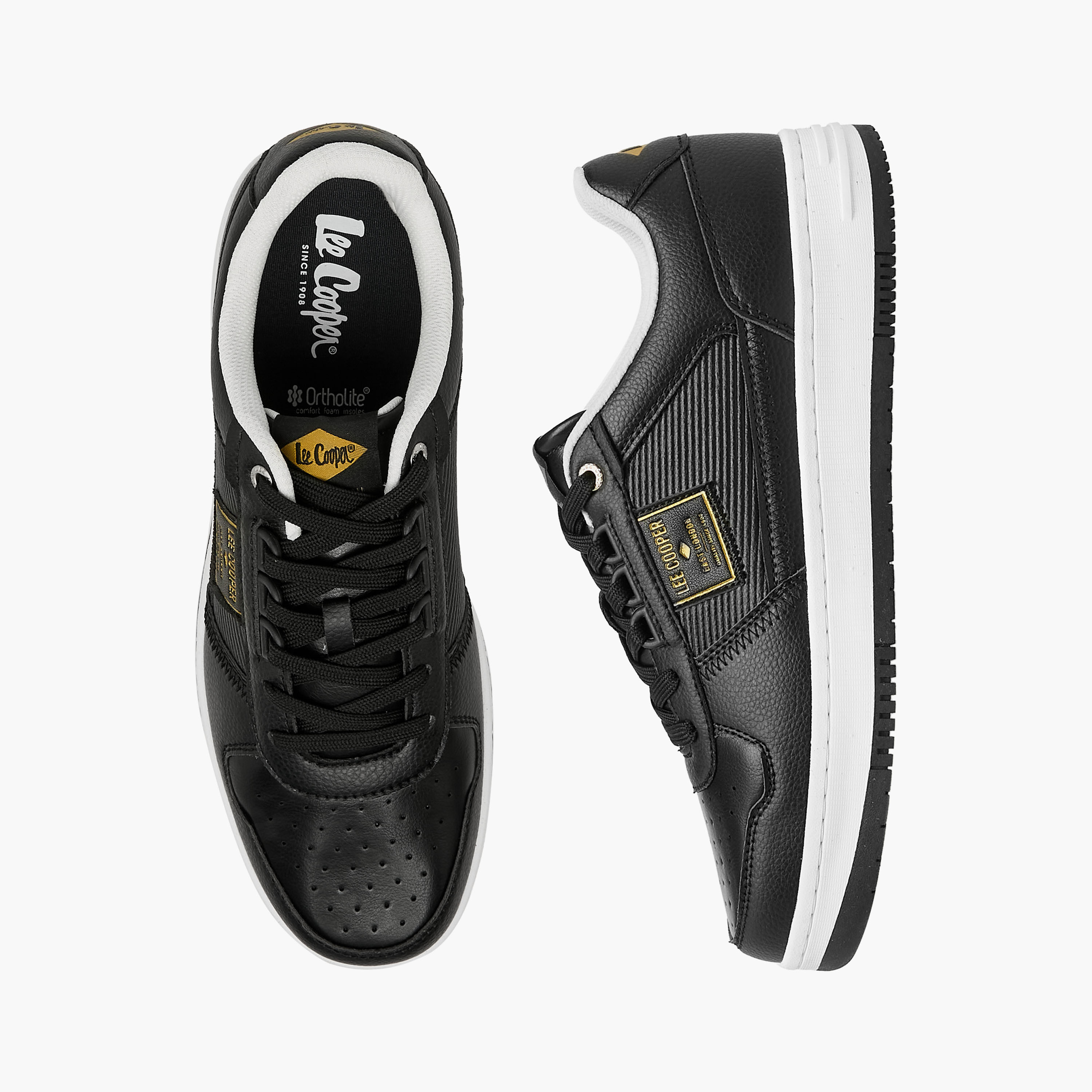 Lee Cooper Men Perforated Ortholite Sneakers-men-shoes-sneakers-image-1