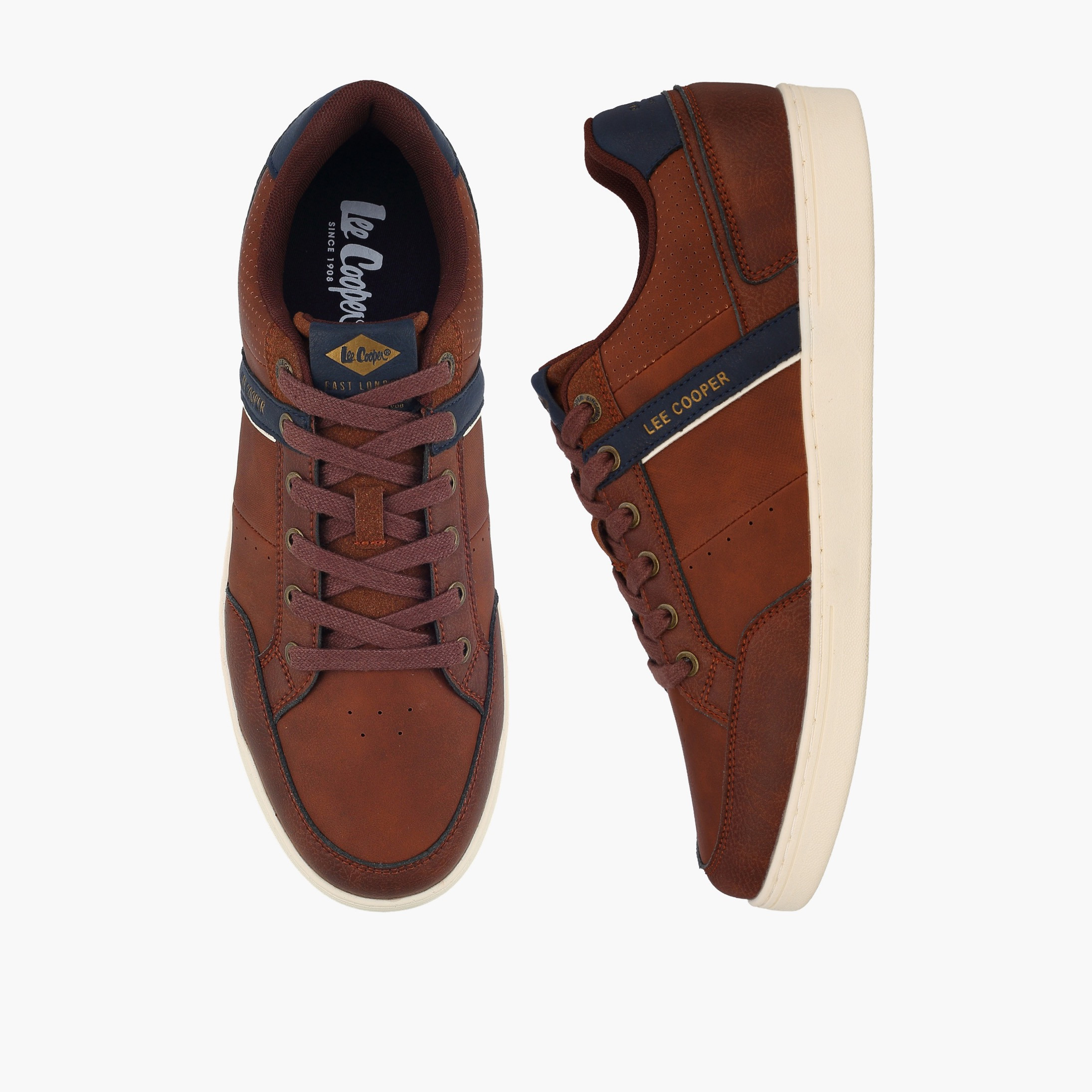 Lee Cooper Men Lace-Up Ankle Sneakers-men-shoes-sneakers-image-1