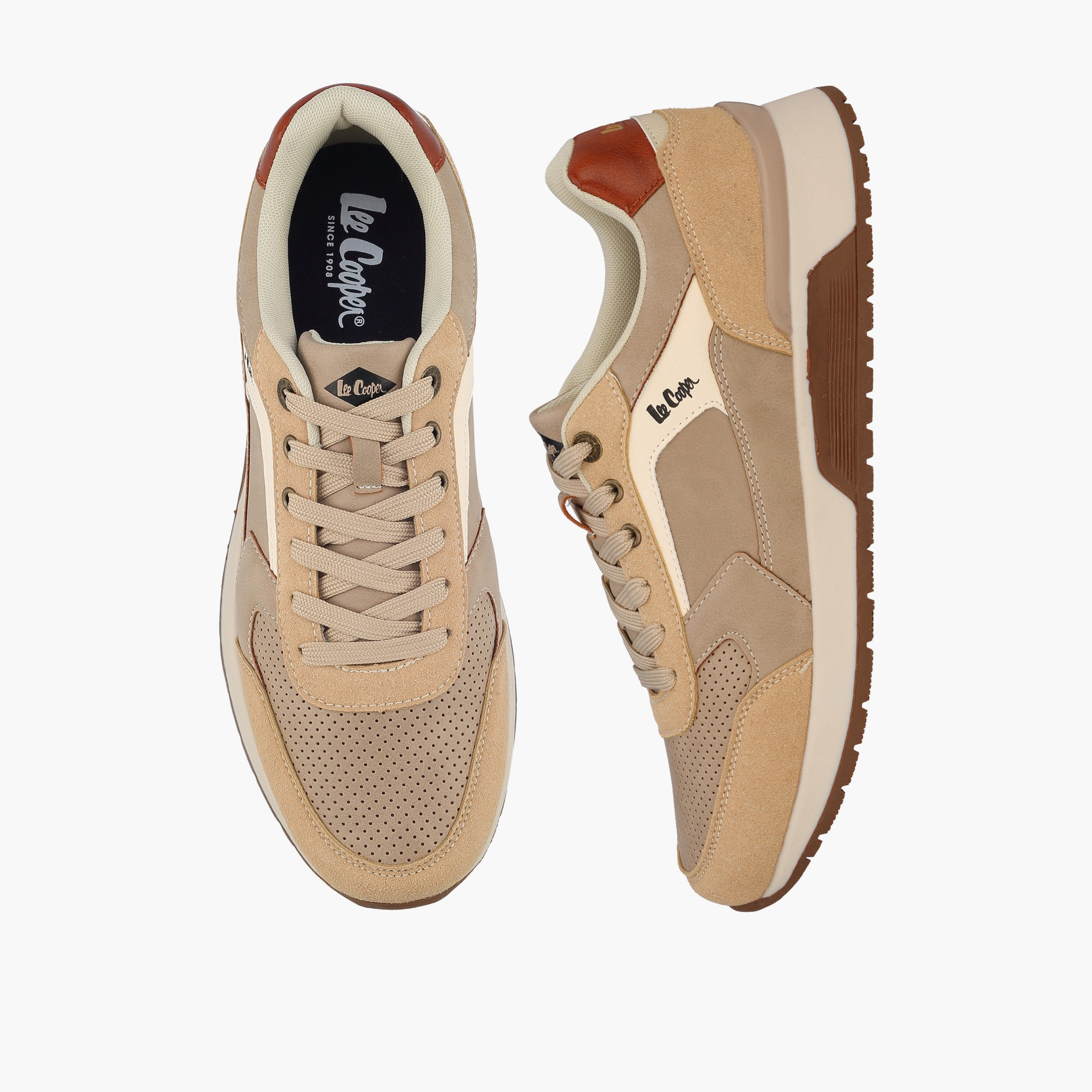 Lee Cooper Men Lace-Up Ankle Sneakers-men-shoes-sneakers-image-1
