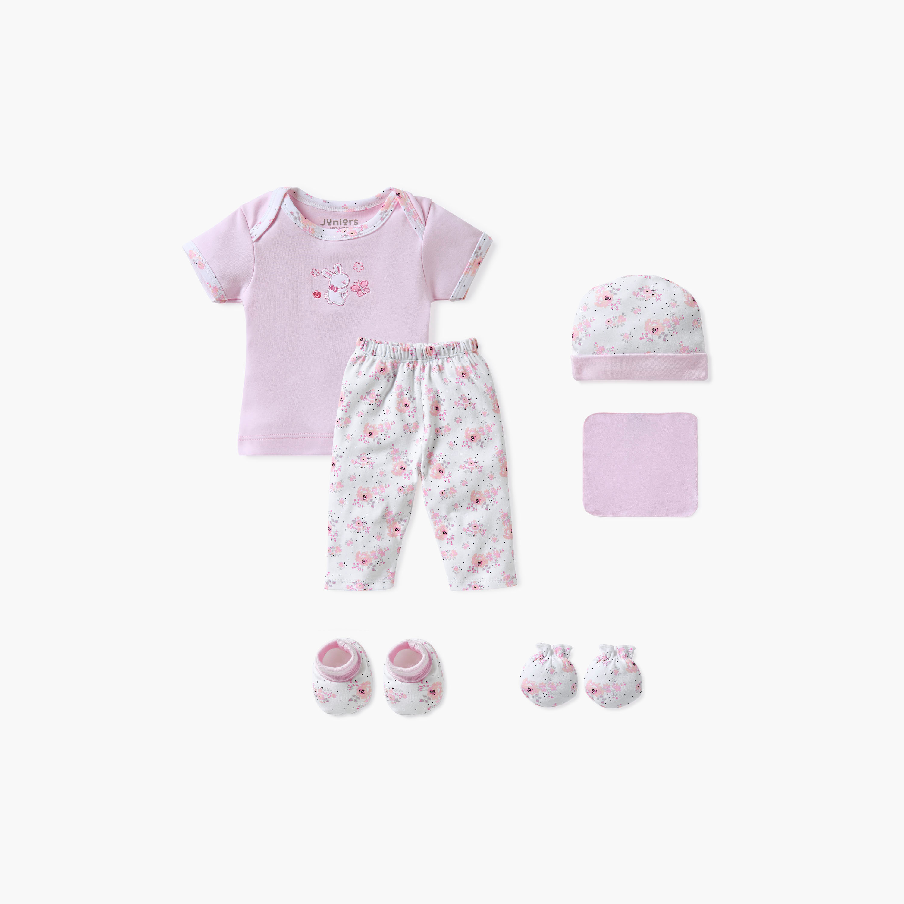 طقم ملابس متنوعة 8 قطع من جونيورز-baby-girls-clothing-setsandcoords-image-2