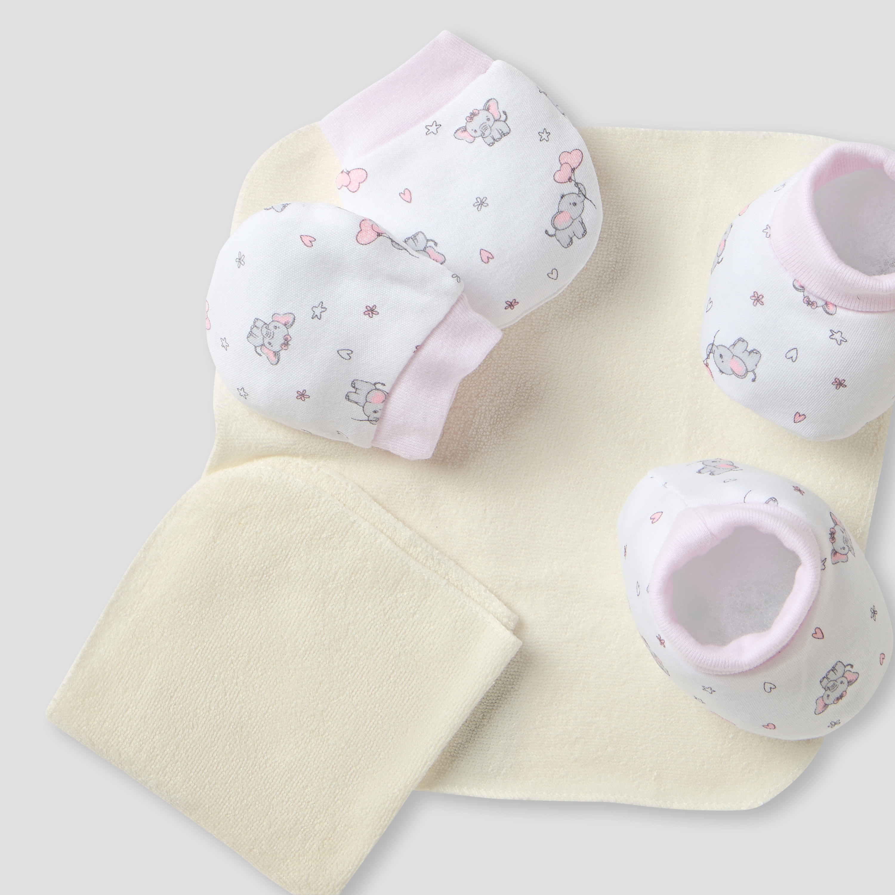 طقم هدايا ملابس بطبعات من جونيورز - طقم 8 قطع-baby-girls-clothing-setsandcoords-image-11