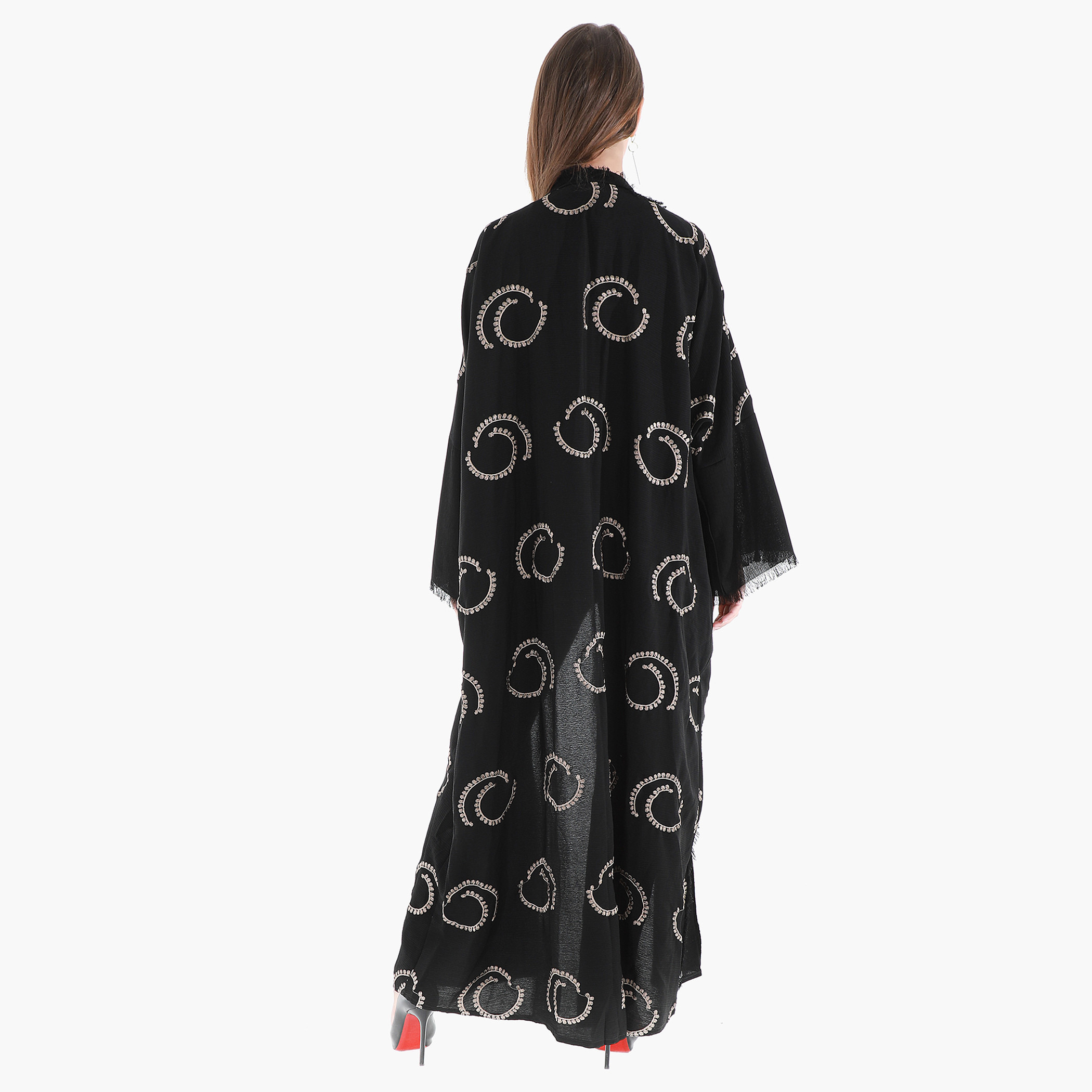 Malikah Embroidered Open Front Abaya-women-arabicclothing-abayas-image-3