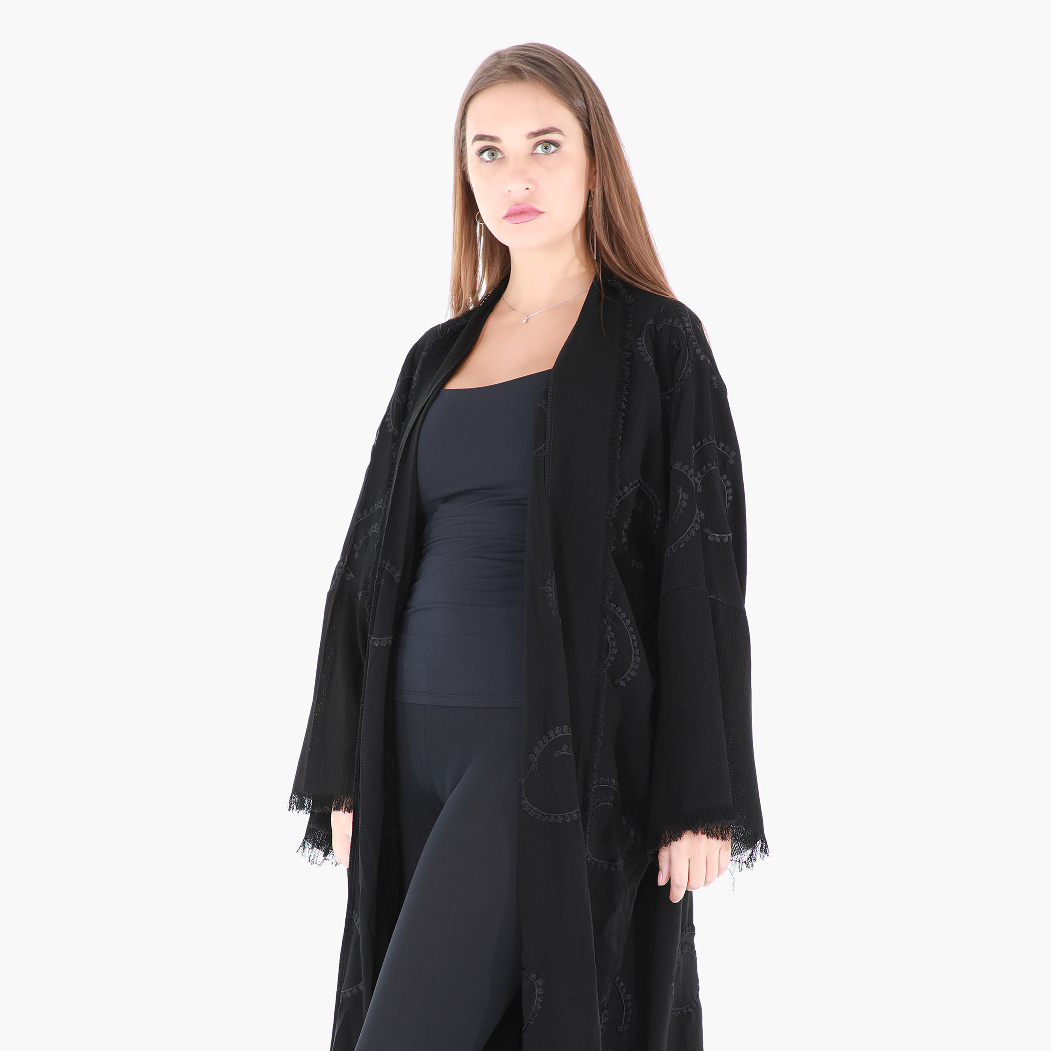 عباية مطرزة بأكمام طويلة من مليكة-women-arabicclothing-abayas-image-2