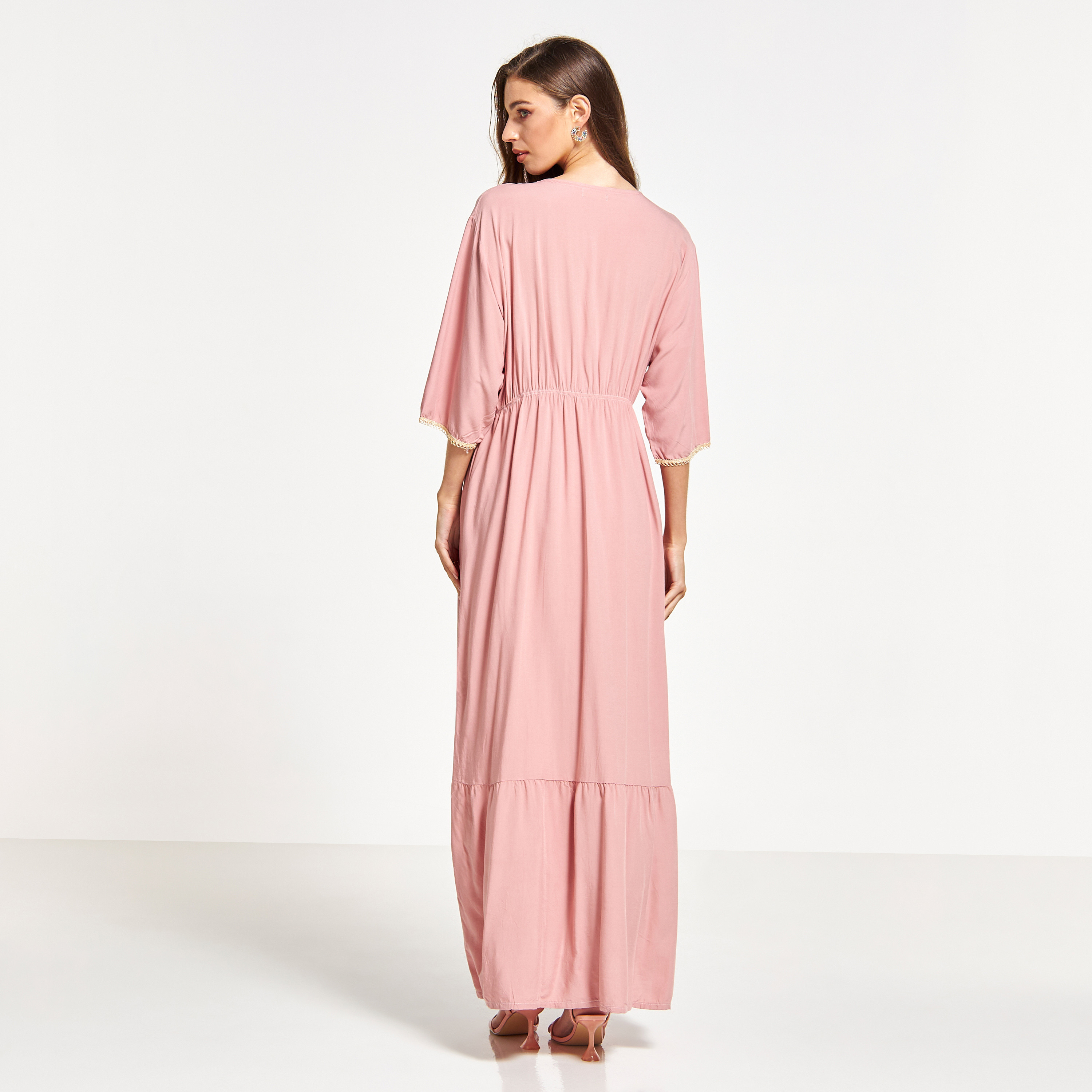Malikah Embroidered Jalabiya with Drawstring Waist and Front Pockets-women-arabicclothing-jalabiyas-image-2