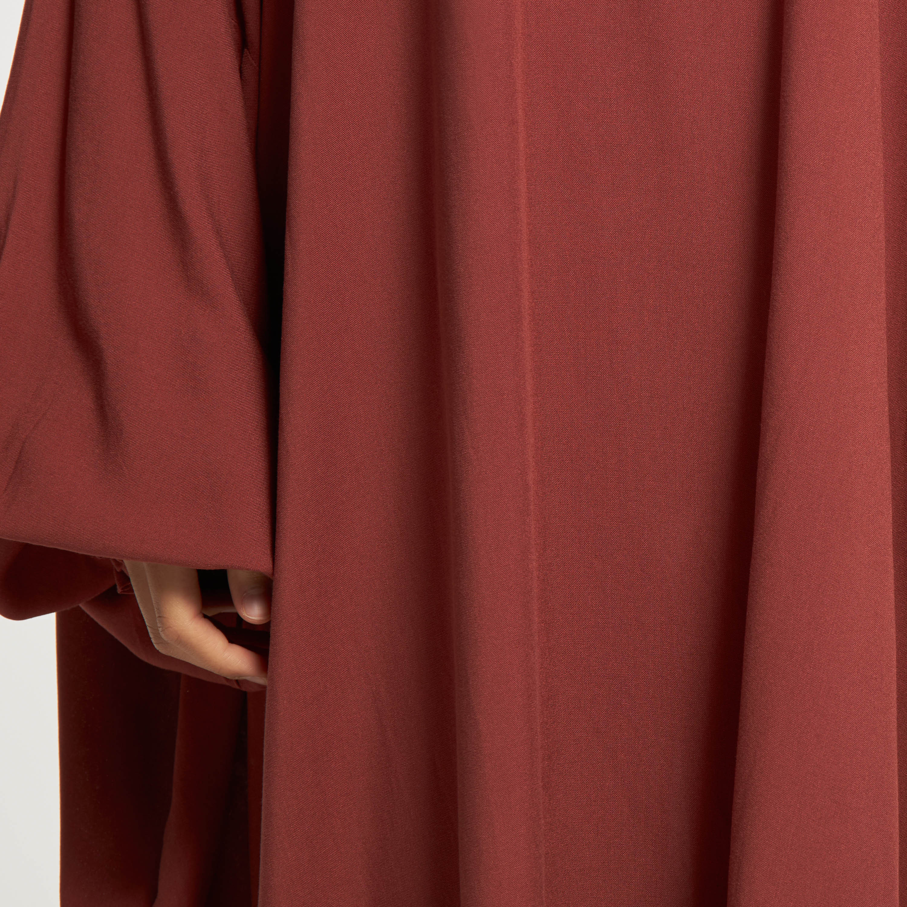 ثوب صلاة سادة مع وشاح رأس من مليكة-women-arabicclothing-abayas-image-5