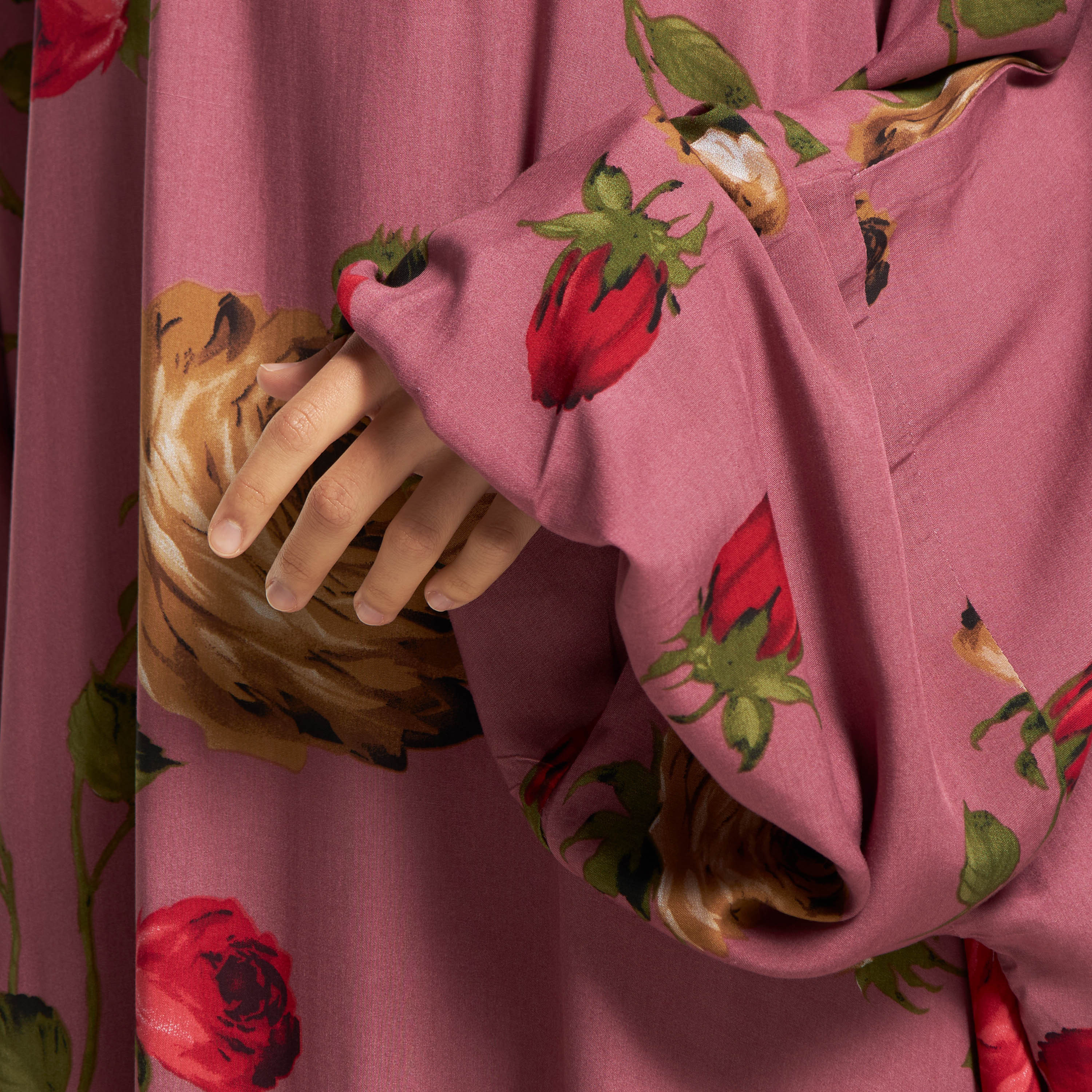 ثوب صلاة بطبعات زهرية مع وشاح رأس من مليكة-women-arabicclothing-abayas-image-5