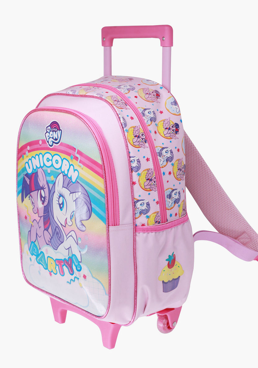 Unicorn Print Trolley Backpack - 18 inches-Trolleys-image-2