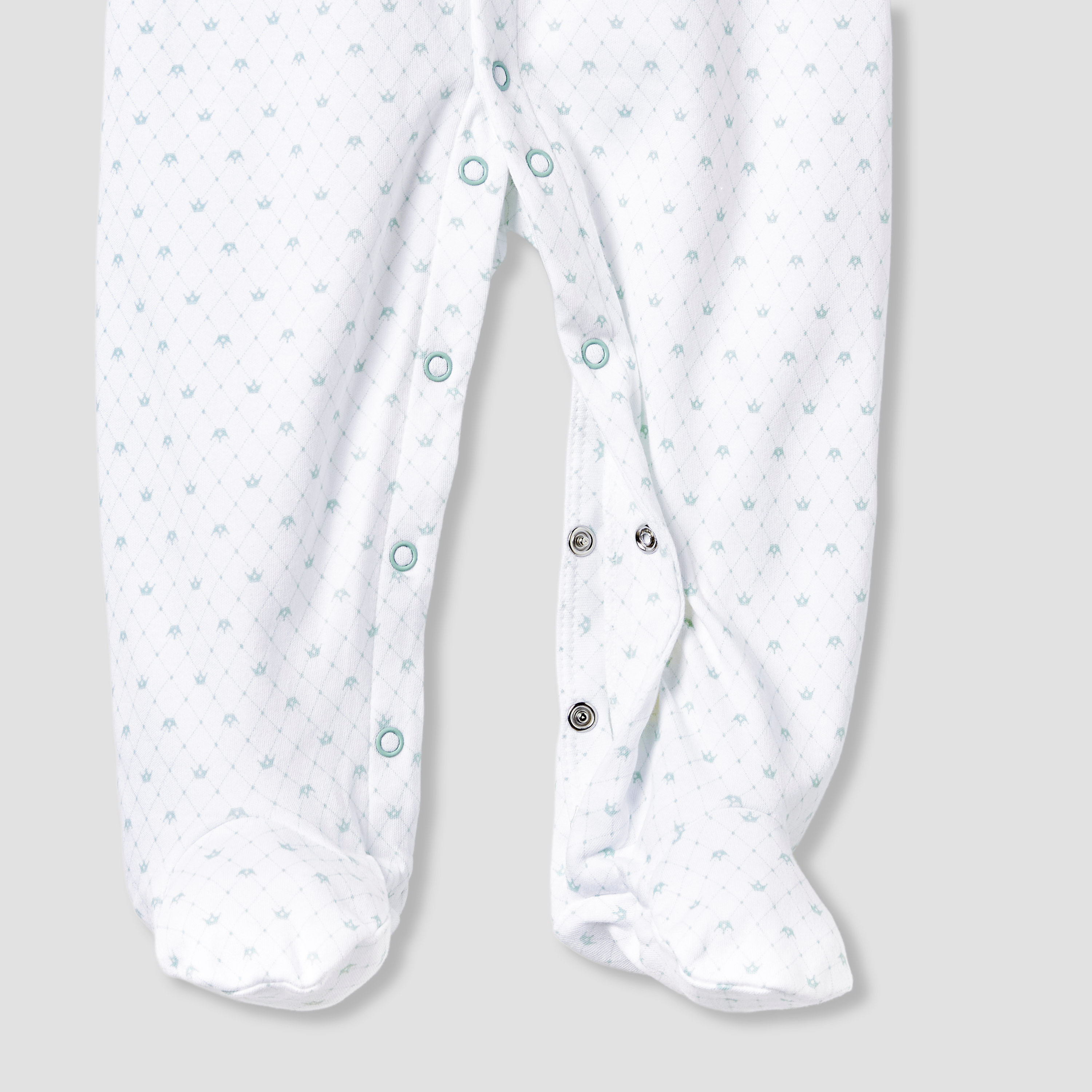 Juniors Round Neck Sleepsuit with Closed Feet - Cotton - Long Sleeves-baby-boys-clothing-nightwear-sleepsuits-image-4