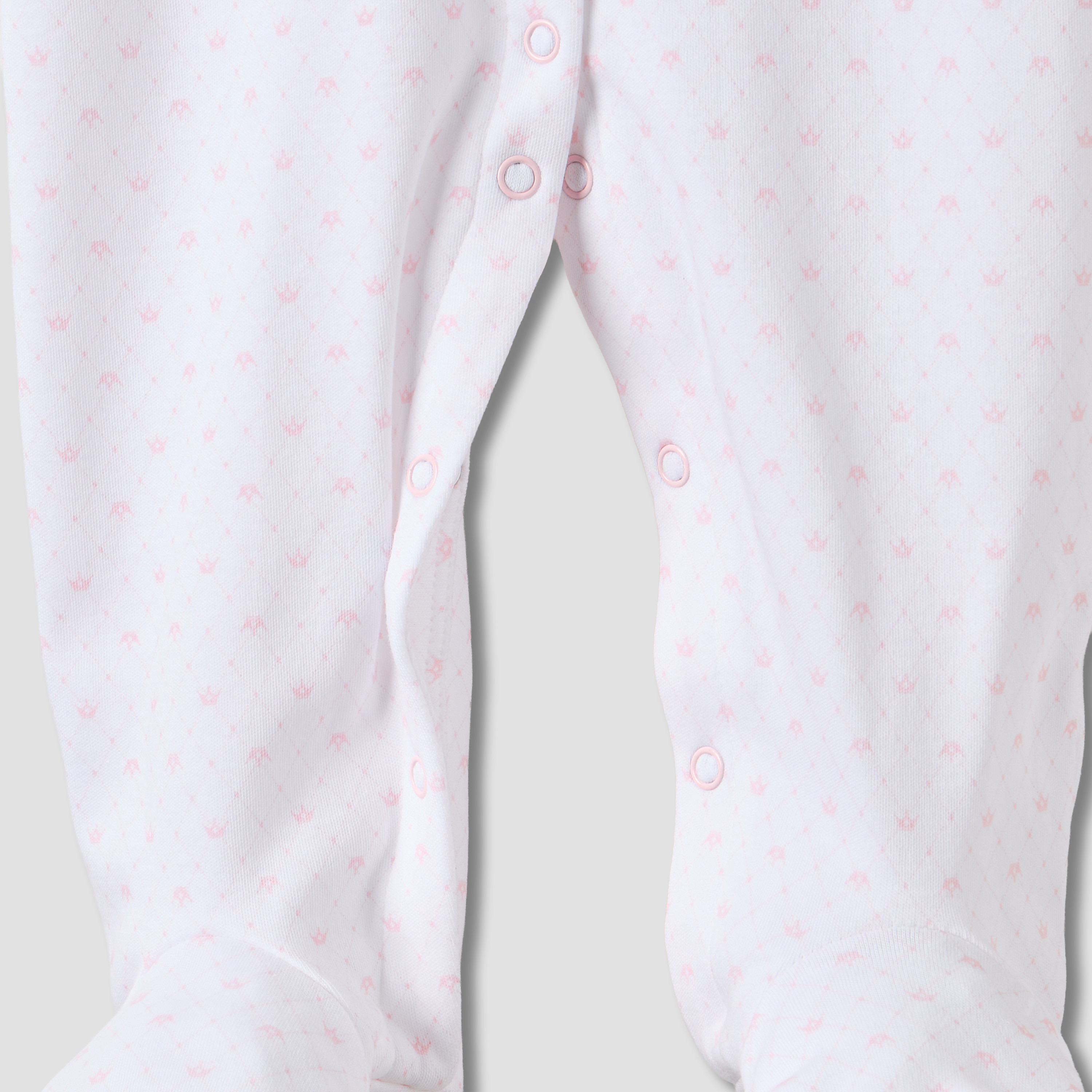 Juniors Swan Embroidered Sleepsuit with Long Sleeves-baby-girls-clothing-nightwear-sleepsuits-image-5