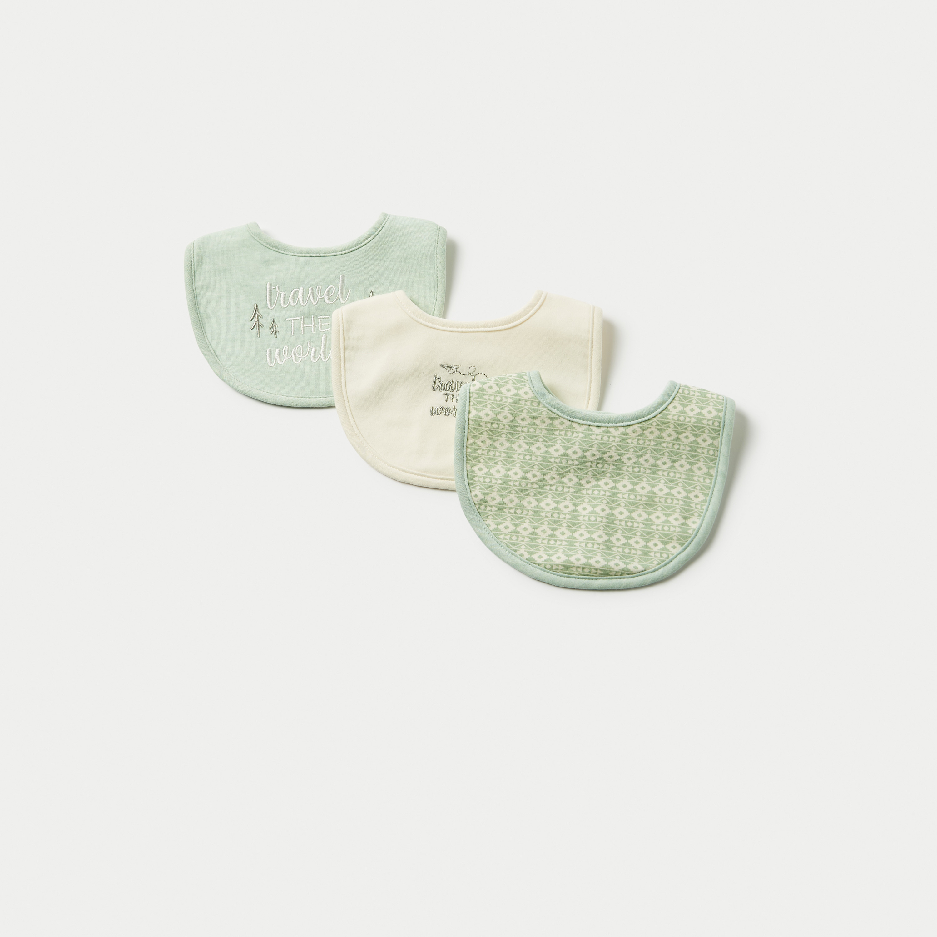 Juniors Assorted Bib - Set of 3-baby-feeding-bibs-image-1