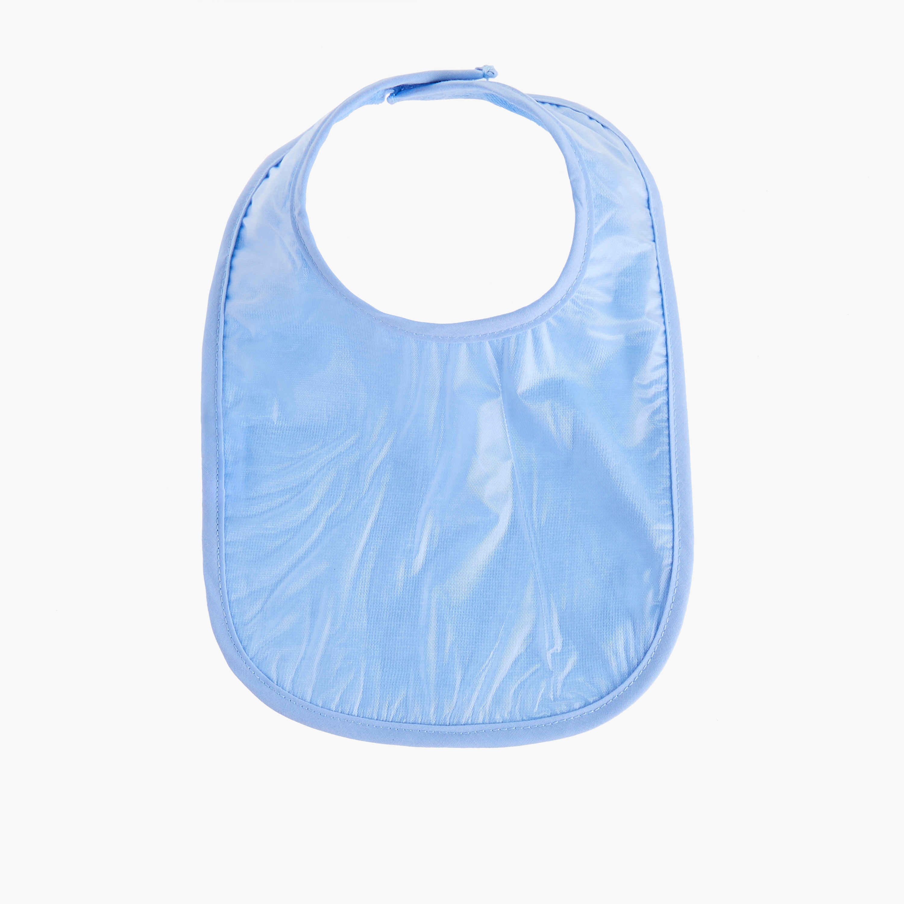 مرايل سادة تيري بشريط إغلاق لاصق من جونيورز - طقم من 5 قطع-baby-feeding-bibs-image-3