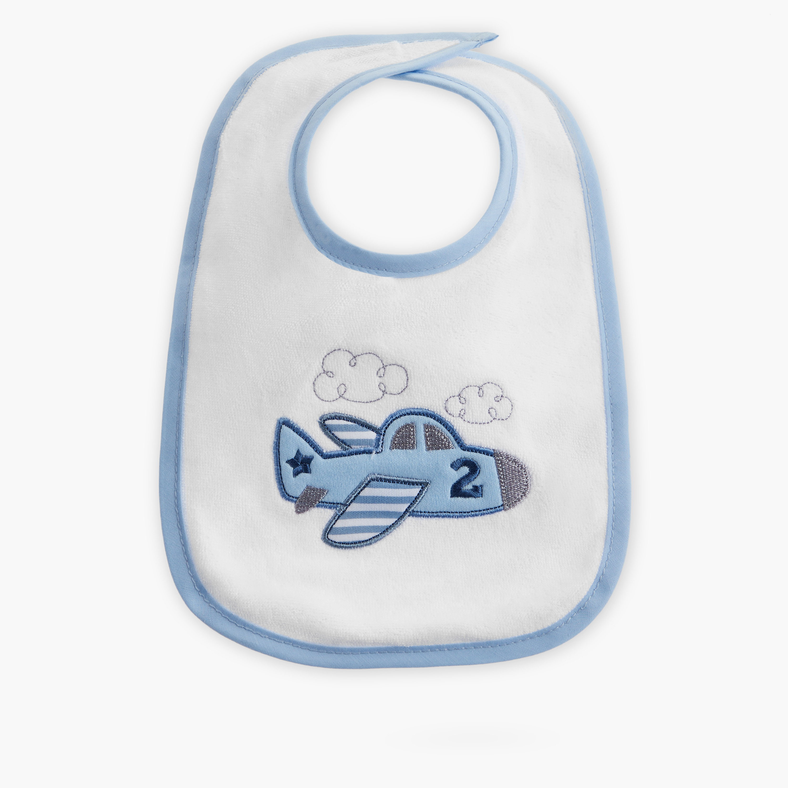 Juniors Assorted Bib with Snap Button Closure - Set of 3-baby-feeding-bibs-image-2