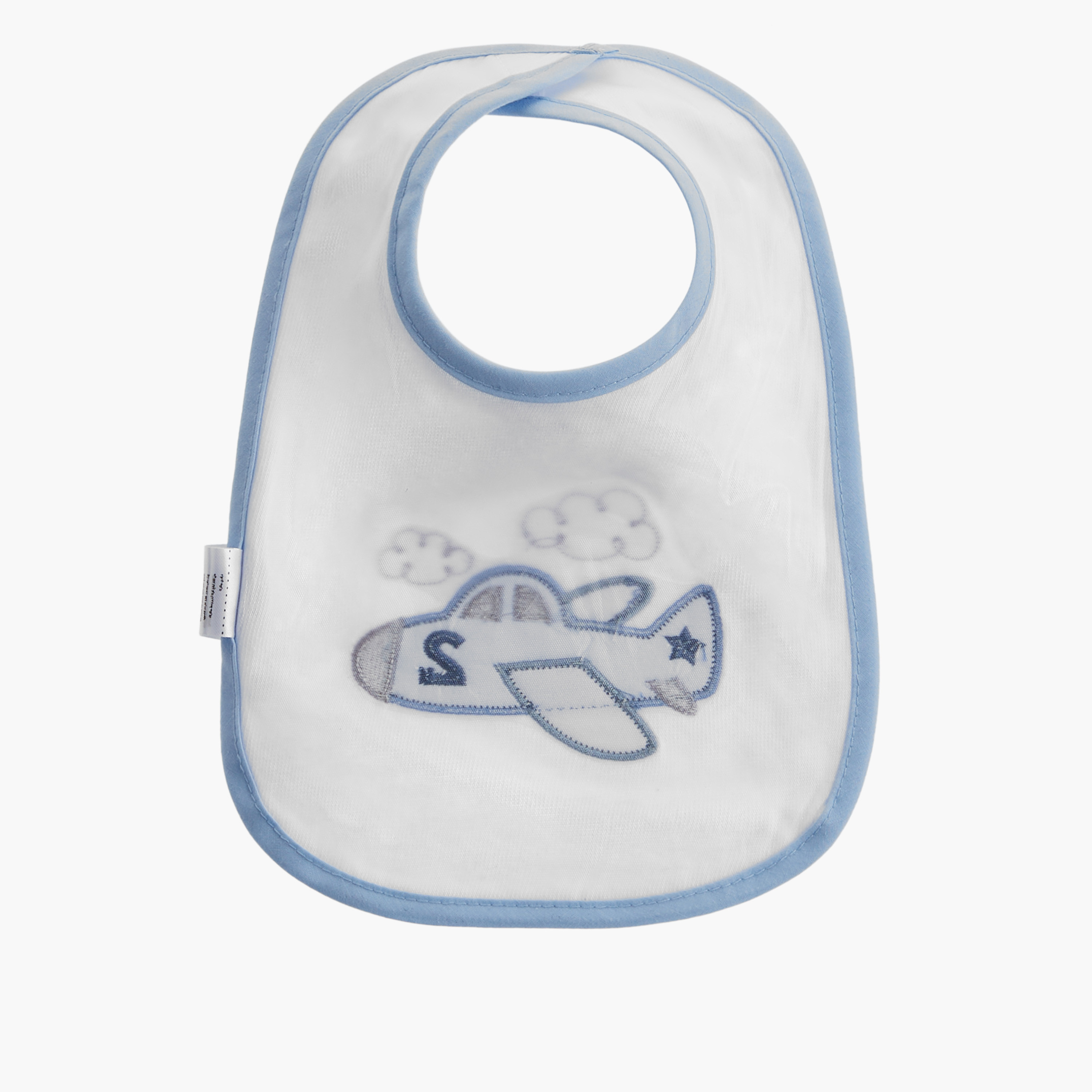Juniors Assorted Bib with Snap Button Closure - Set of 3-baby-feeding-bibs-image-5