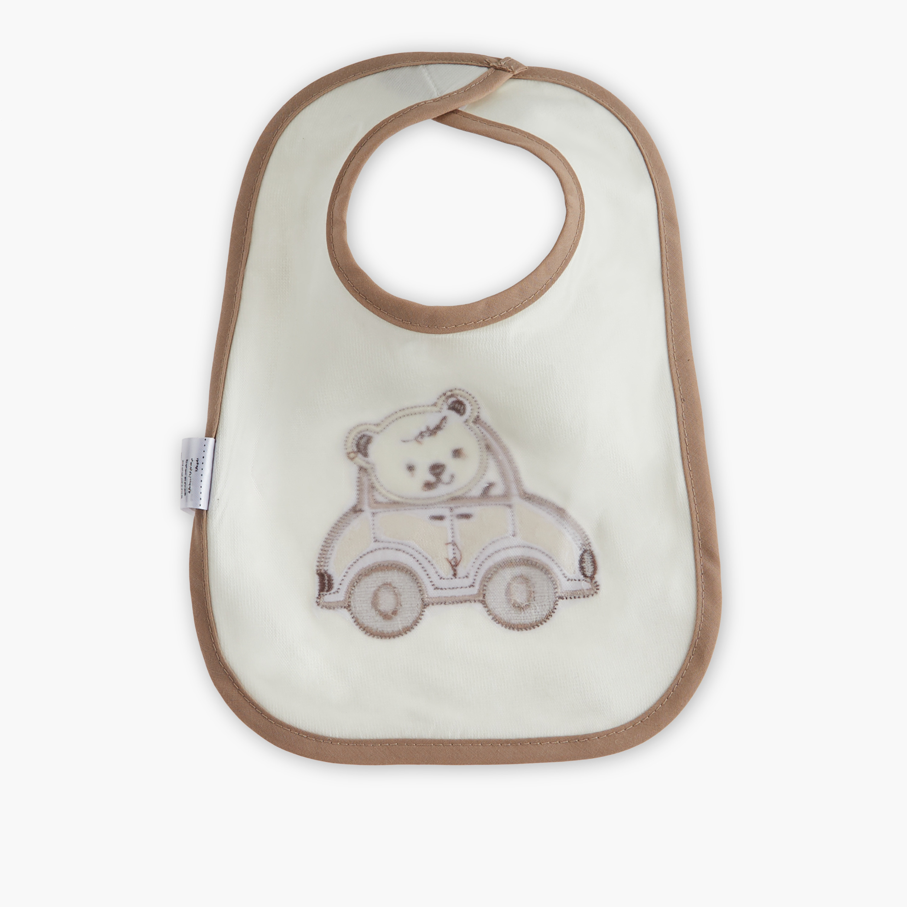 Juniors Assorted Bib with Snap Button Closure - Set of 3-baby-feeding-bibs-image-5