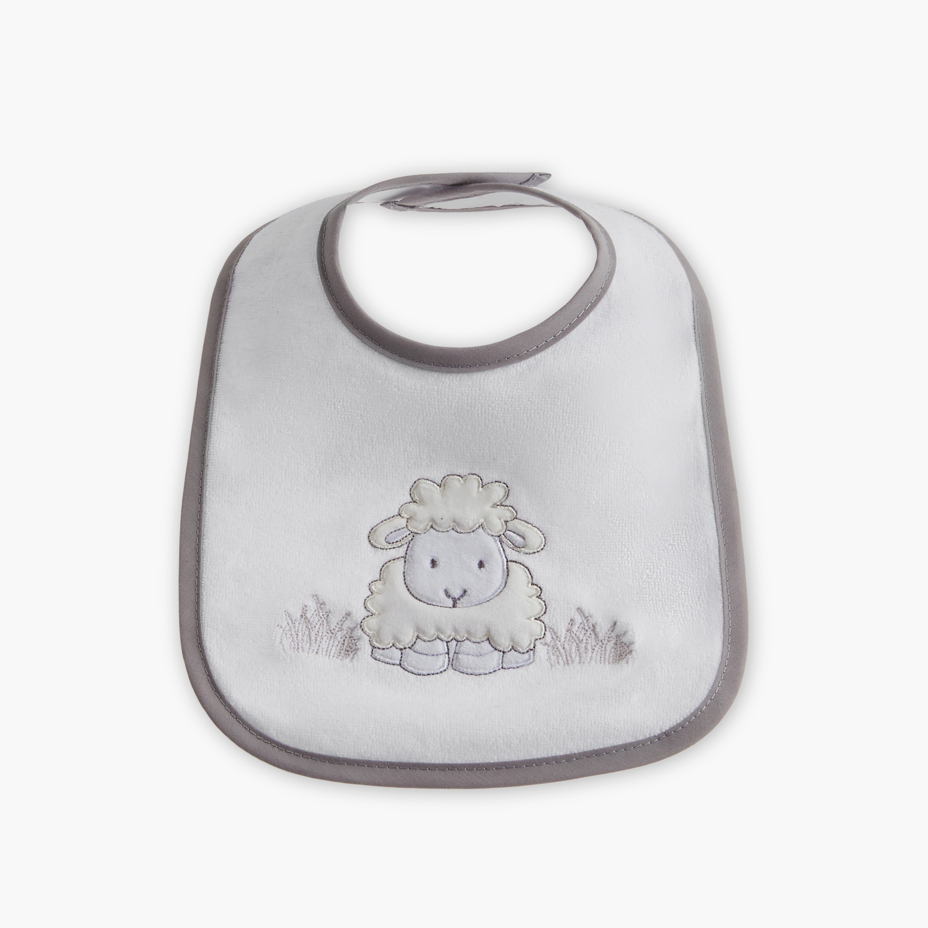 Juniors Assorted Bib with Snap Button Closure - Set of 3-baby-feeding-bibs-image-2