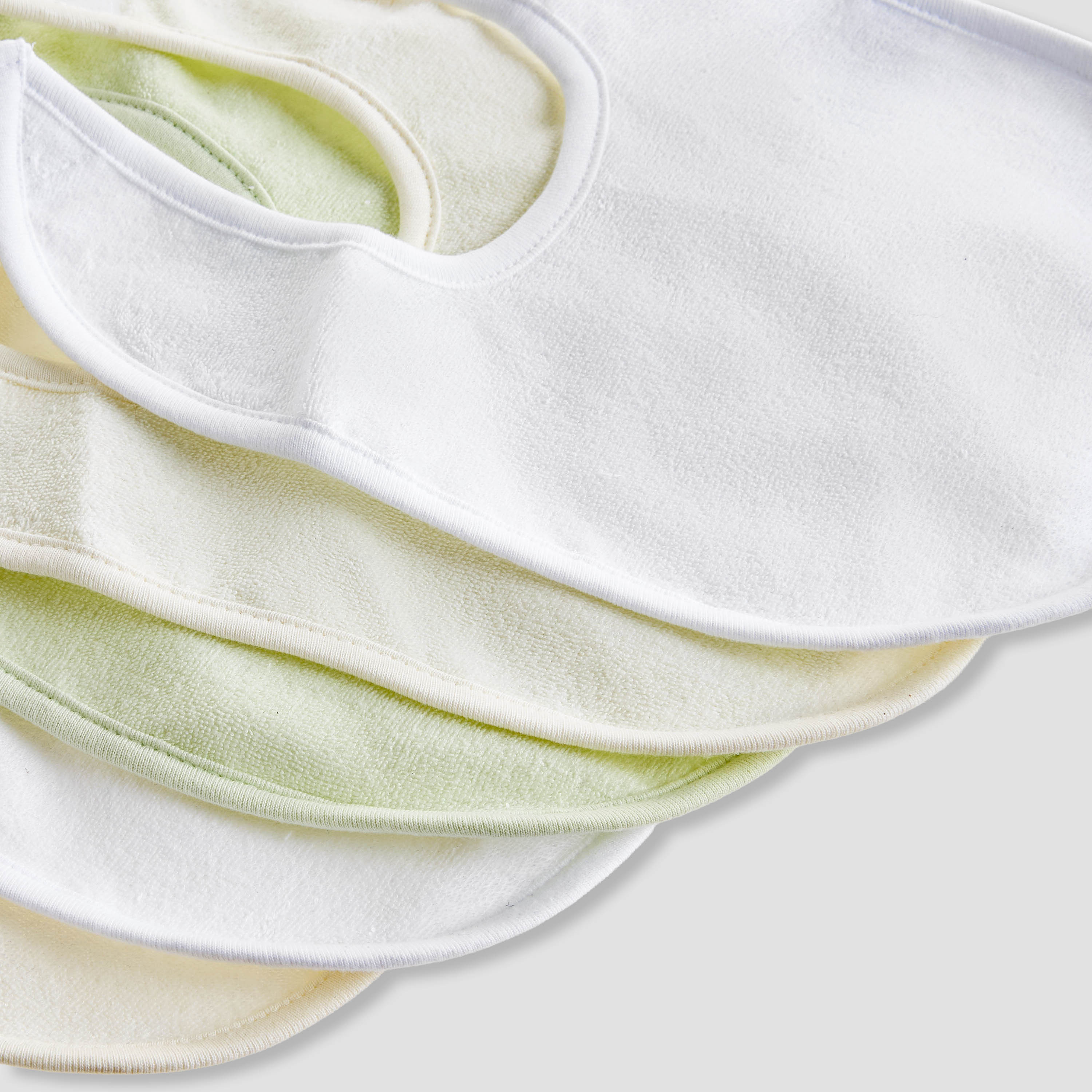 Pack of 5 Juniors Baby Bib with Hook and Loop Closure-baby-feeding-bibs-image-6