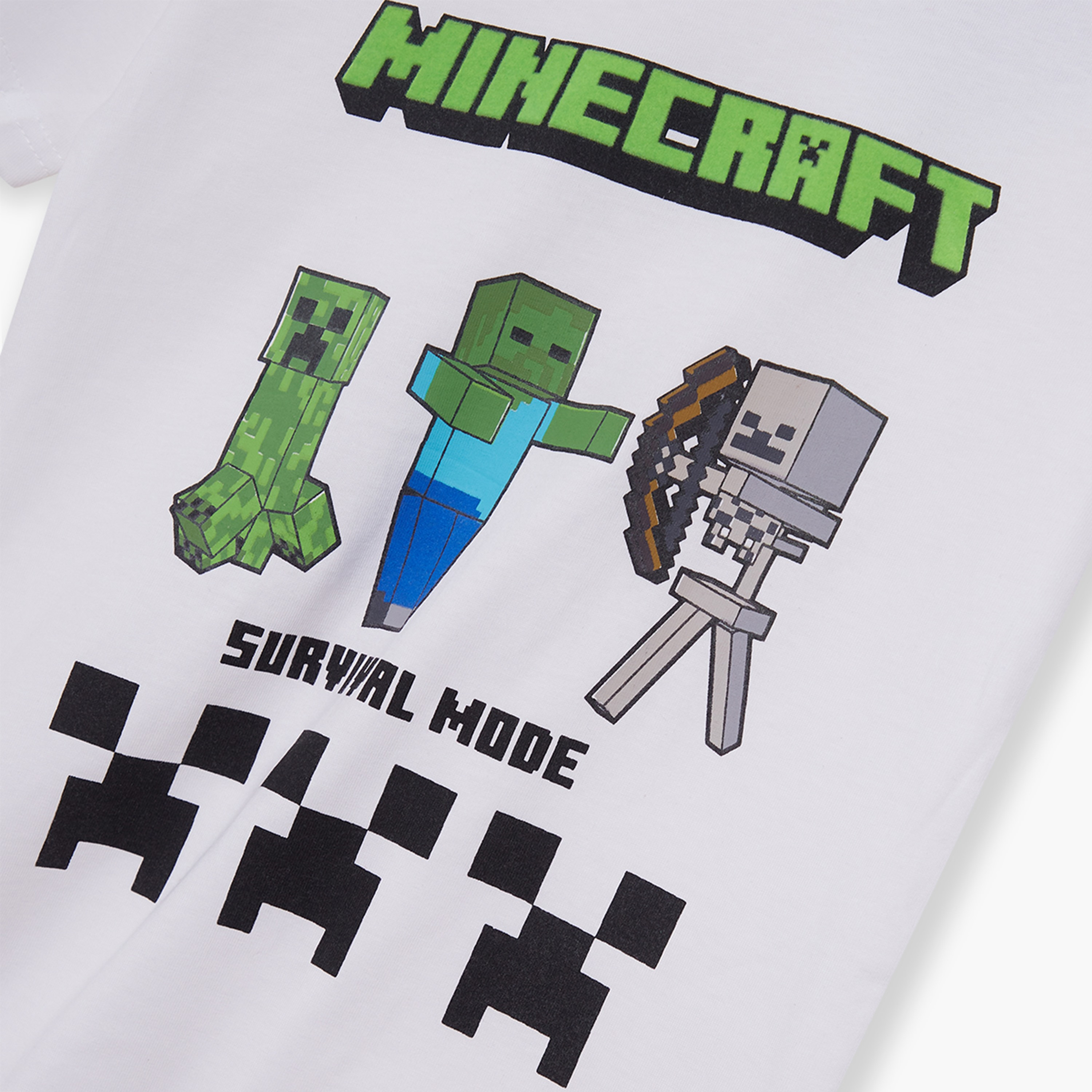 Minecraft Graphic Cotton Short Sleeves T-Shirt-boys-clothing-tshirtsandpolos-image-6