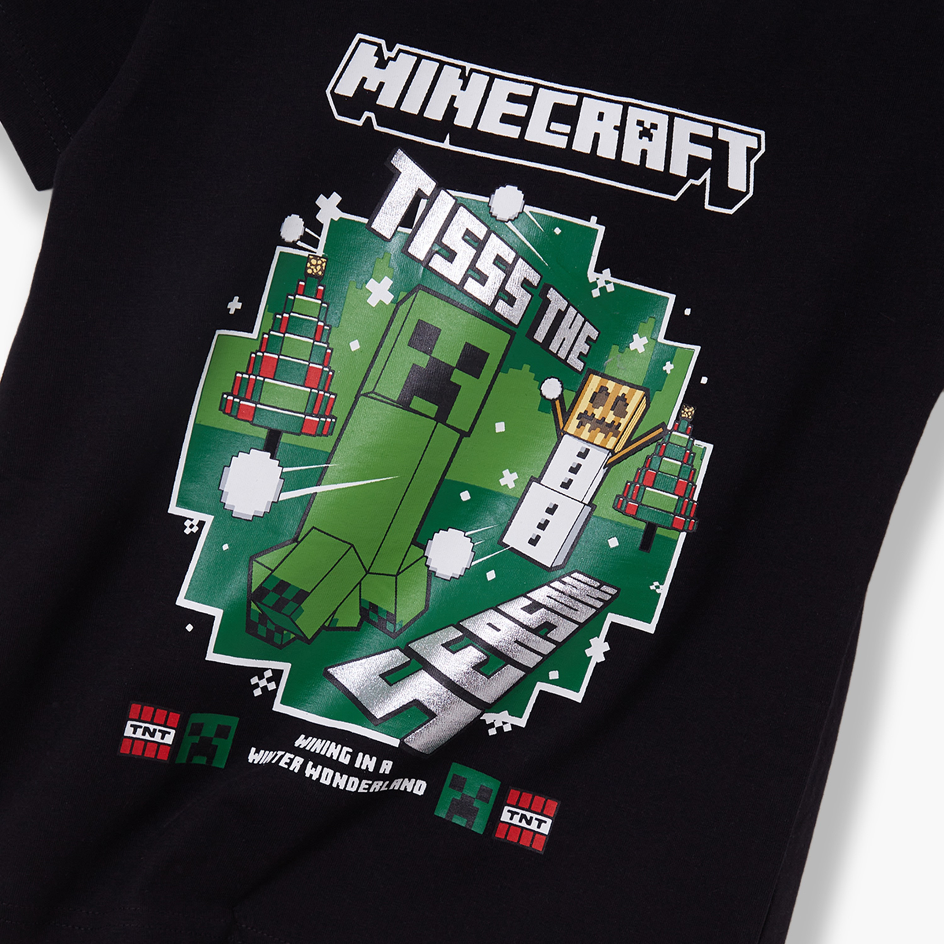 تيشرت قطني بأكمام قصيرة مع رسومات من ماينكرافت-boys-clothing-tshirtsandpolos-image-6