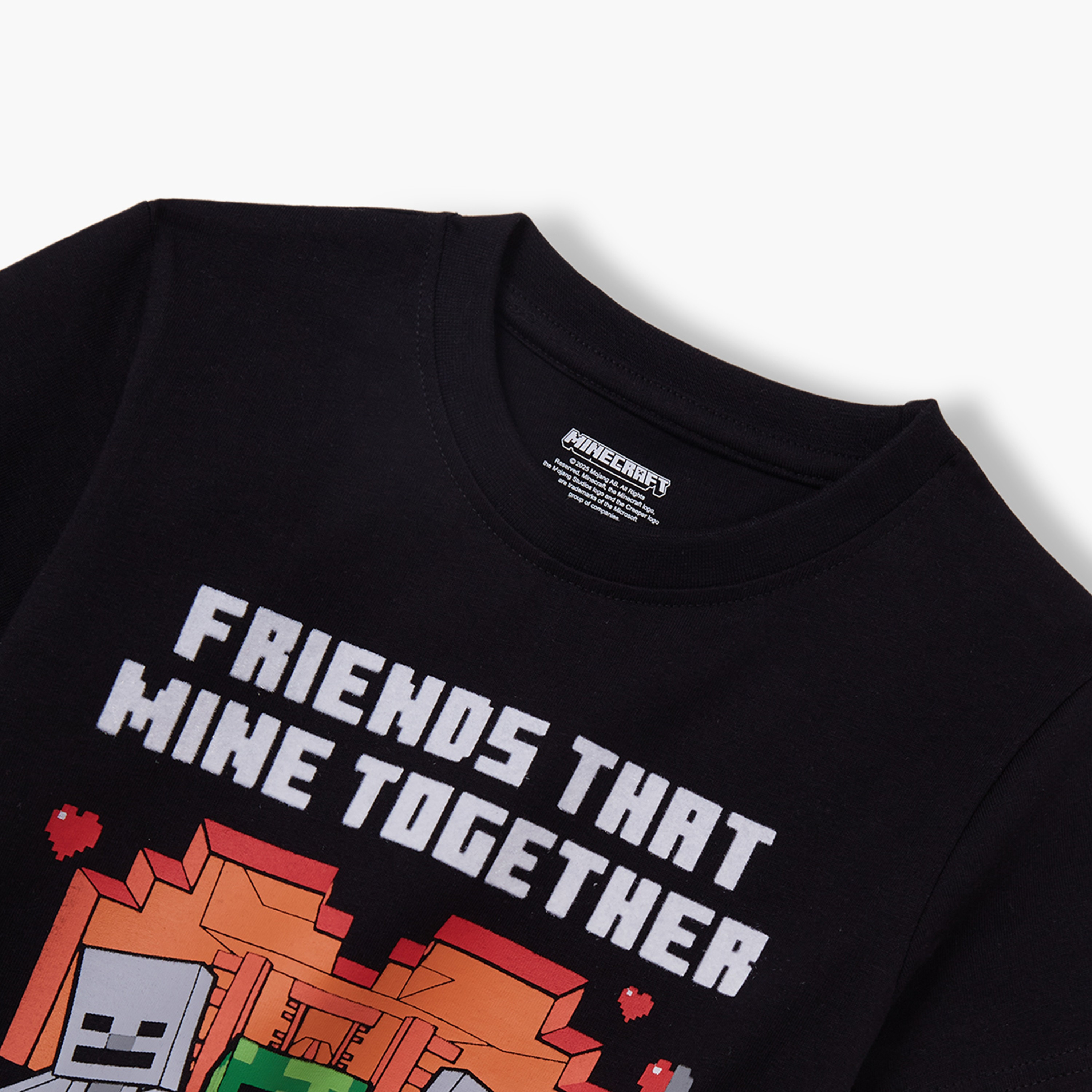 Minecraft Graphic Cotton Short Sleeves T-Shirt-boys-clothing-tshirtsandpolos-image-5